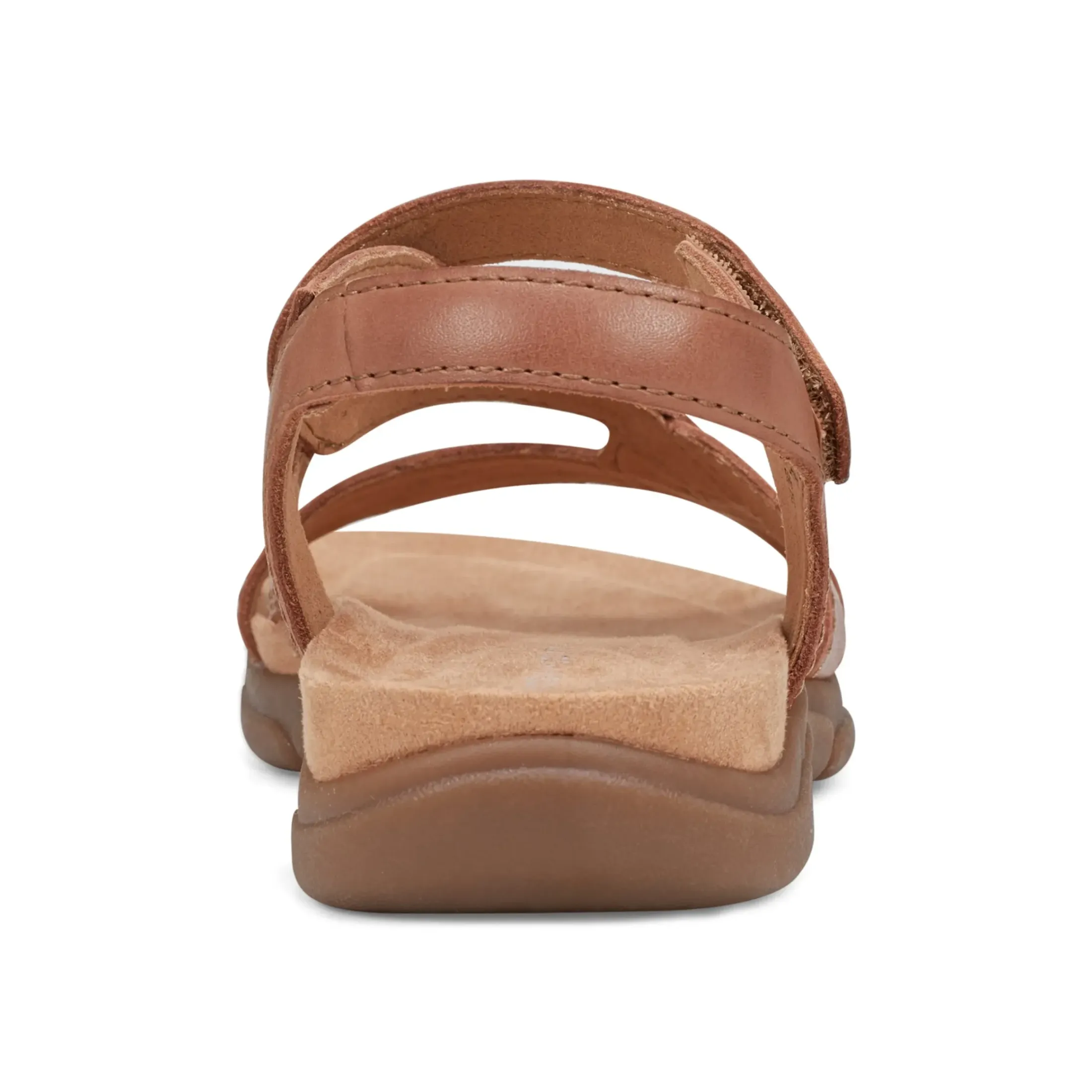 Mar|Casual>Easy Spirit Minny Casual Sandals Brown Leather