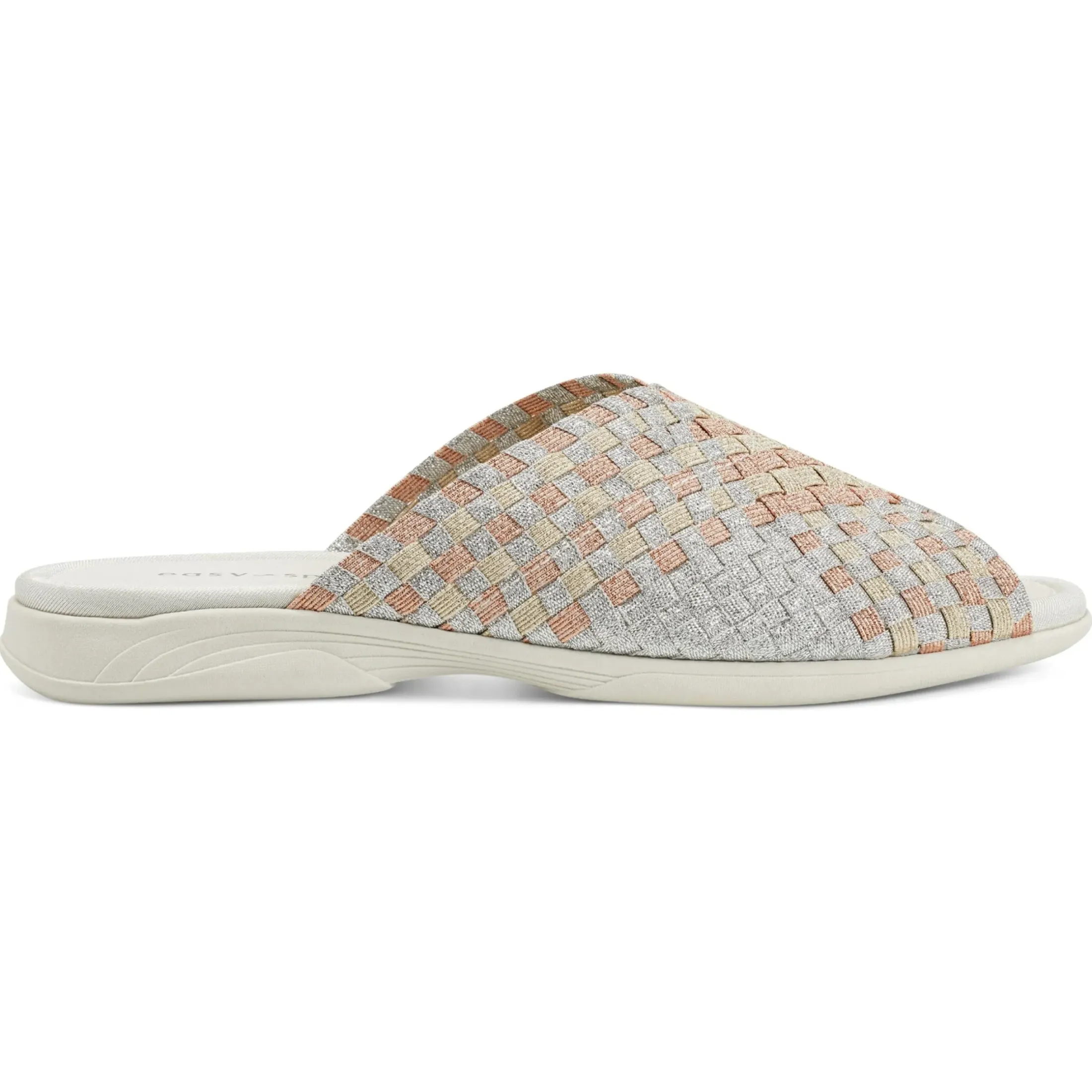 Casual|Flats>Easy Spirit Nora Slide Sandals Metallic Multi