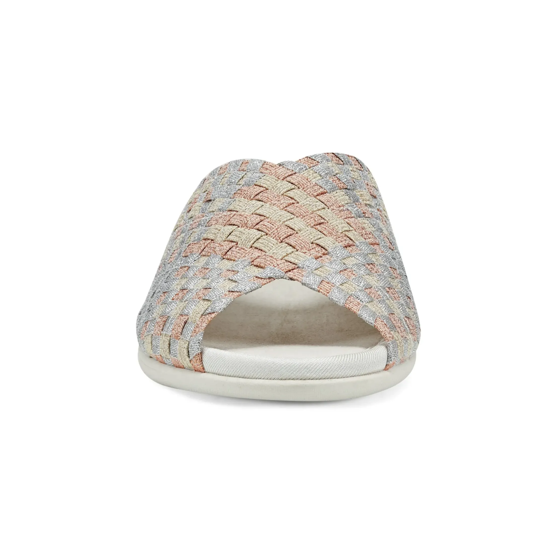 Casual|Flats>Easy Spirit Nora Slide Sandals Metallic Multi