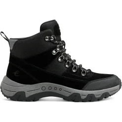 Explore24|Explore24>Easy Spirit Nylaa Lace Up Hiker Booties Black Suede