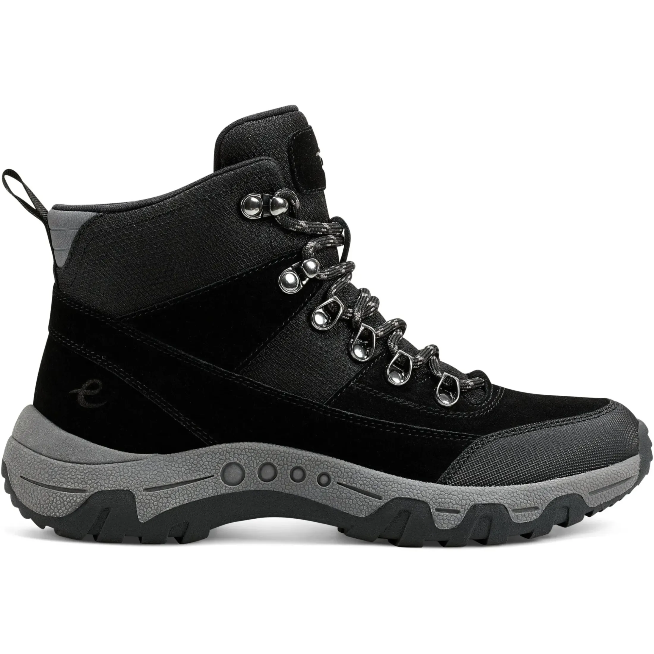Explore24|Explore24>Easy Spirit Nylaa Lace Up Hiker Booties Black Suede