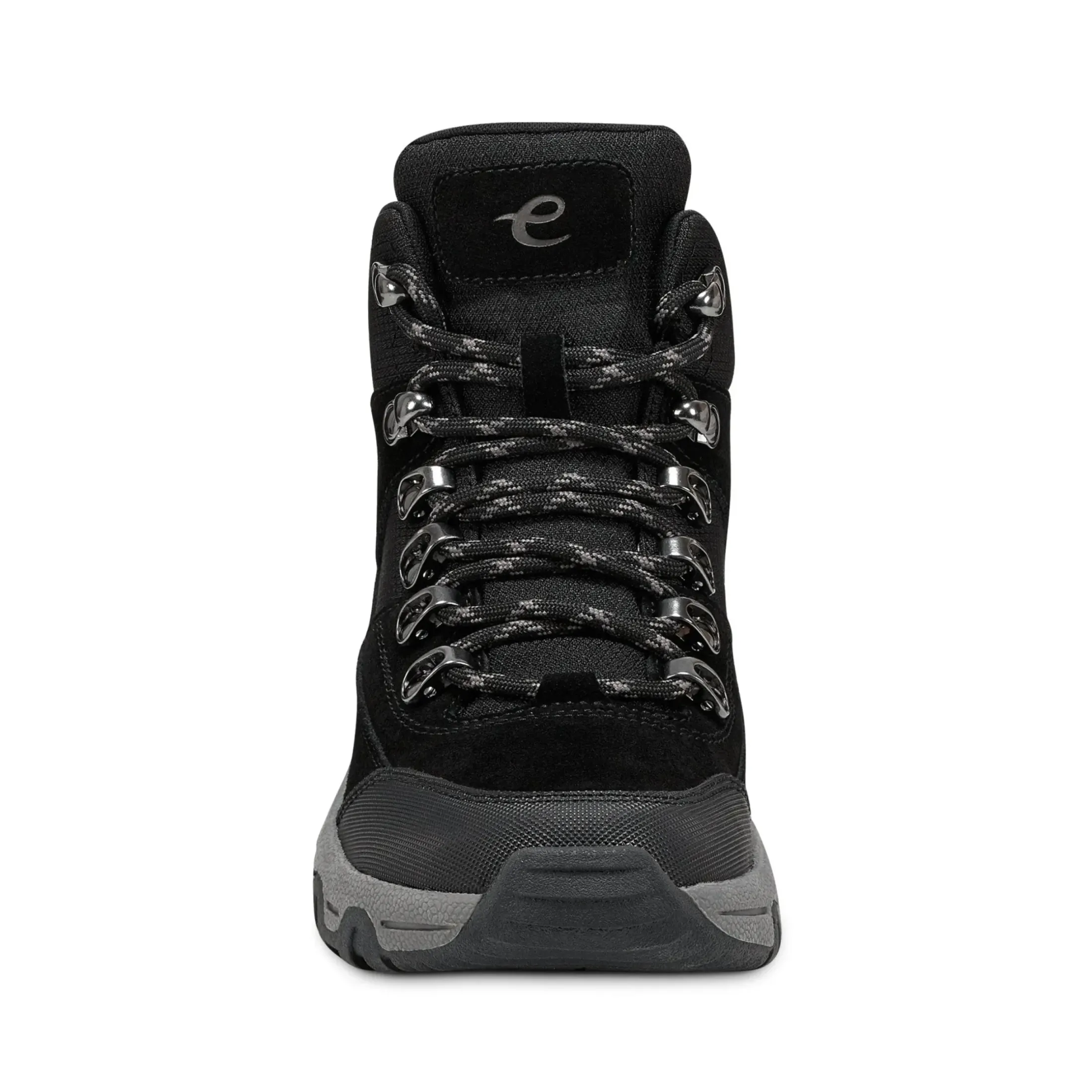 Explore24|Explore24>Easy Spirit Nylaa Lace Up Hiker Booties Black Suede