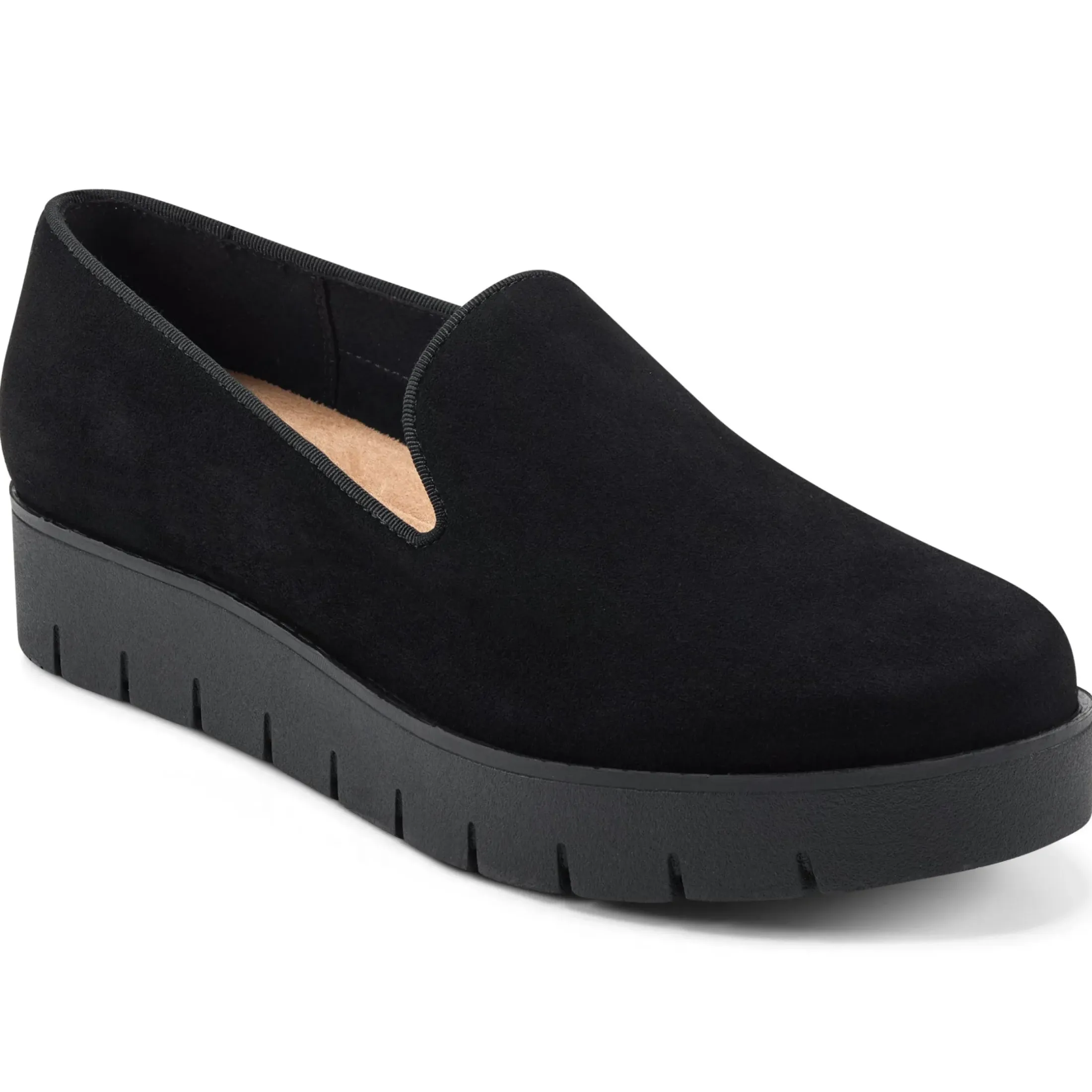 Loafers|Loafers>Easy Spirit Onward Casual Shoes Black Suede
