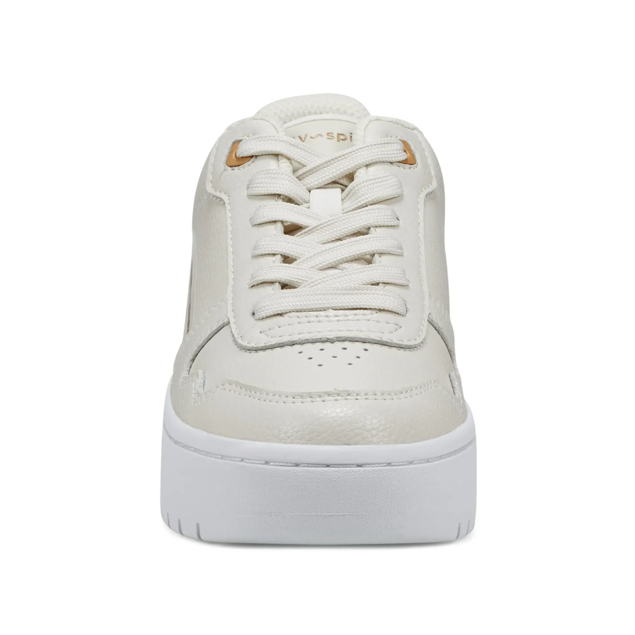 Sneakers|Sneakers>Easy Spirit Onyx Lace Up Platform Walking Shoes Cream Gold
