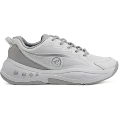 Sneakers|Sneakers>Easy Spirit Pacer Lace Up Sneakers White/Grey Mesh