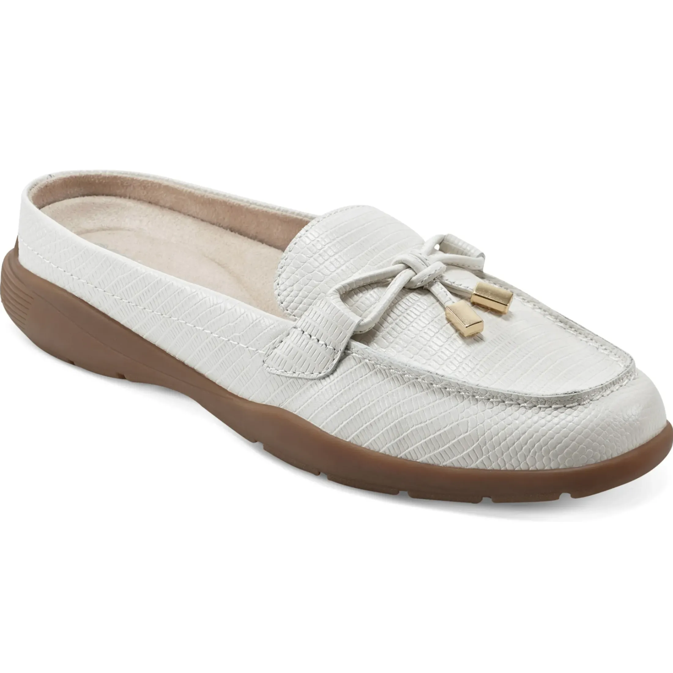 eFlex|eFlex>Easy Spirit Patti Casual Mules Ivory