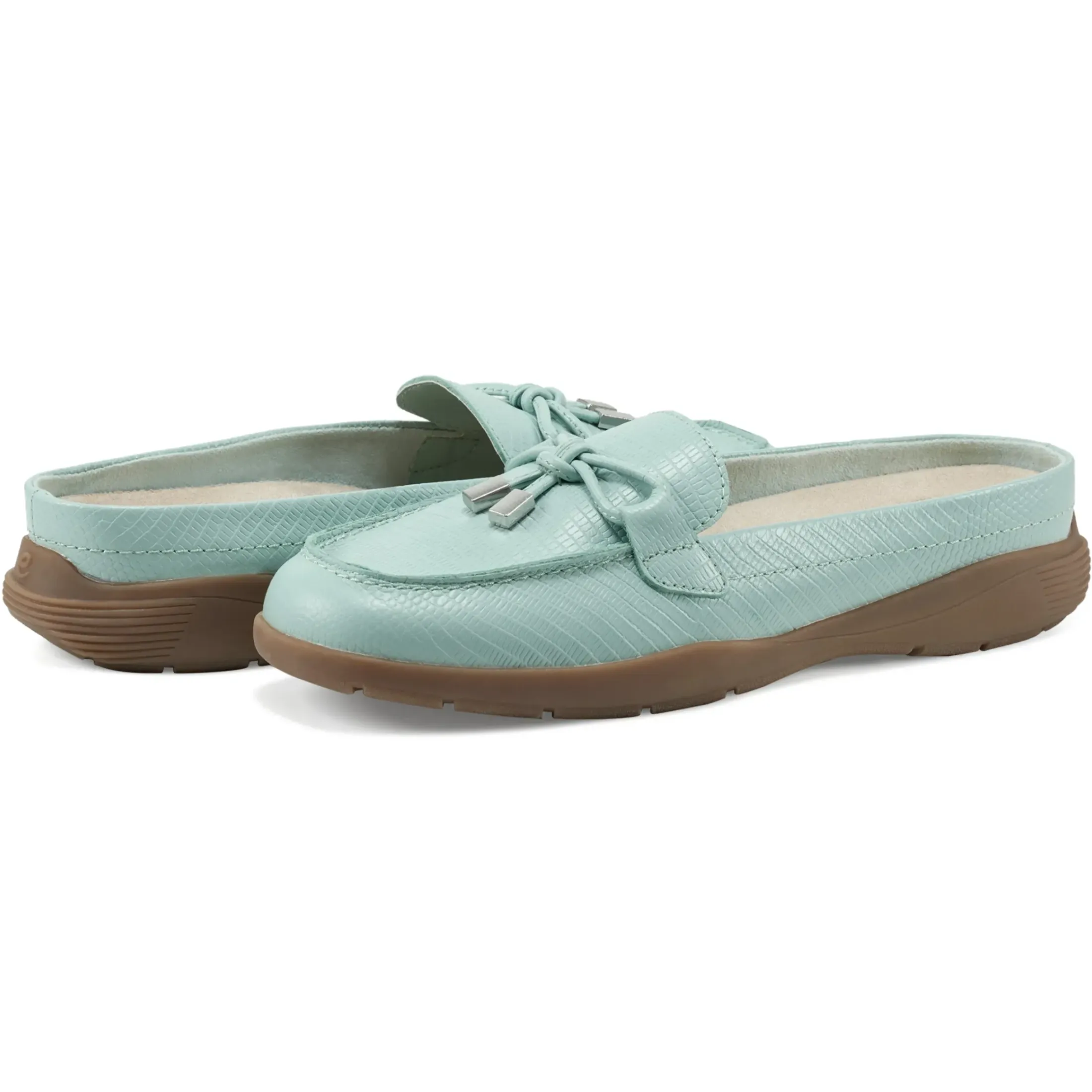 eFlex|eFlex>Easy Spirit Patti Casual Mules Light Green