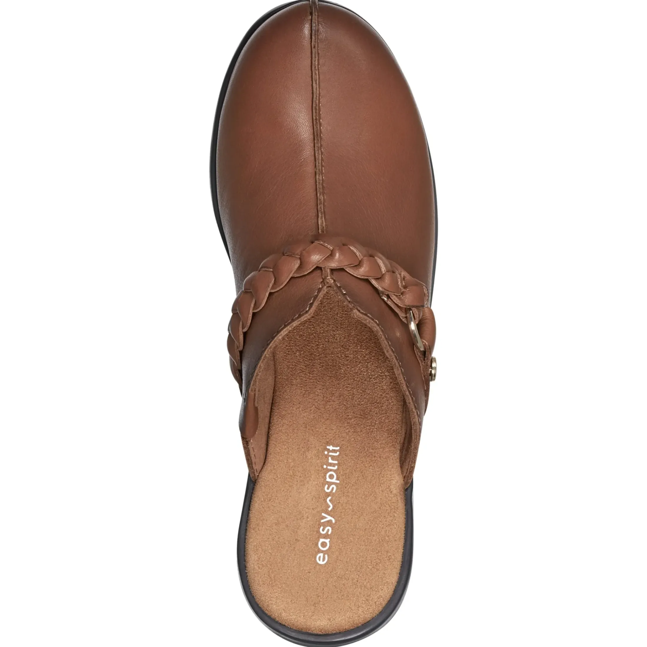 Mules|Mules>Easy Spirit Penelope Casual Clogs Brown Leather