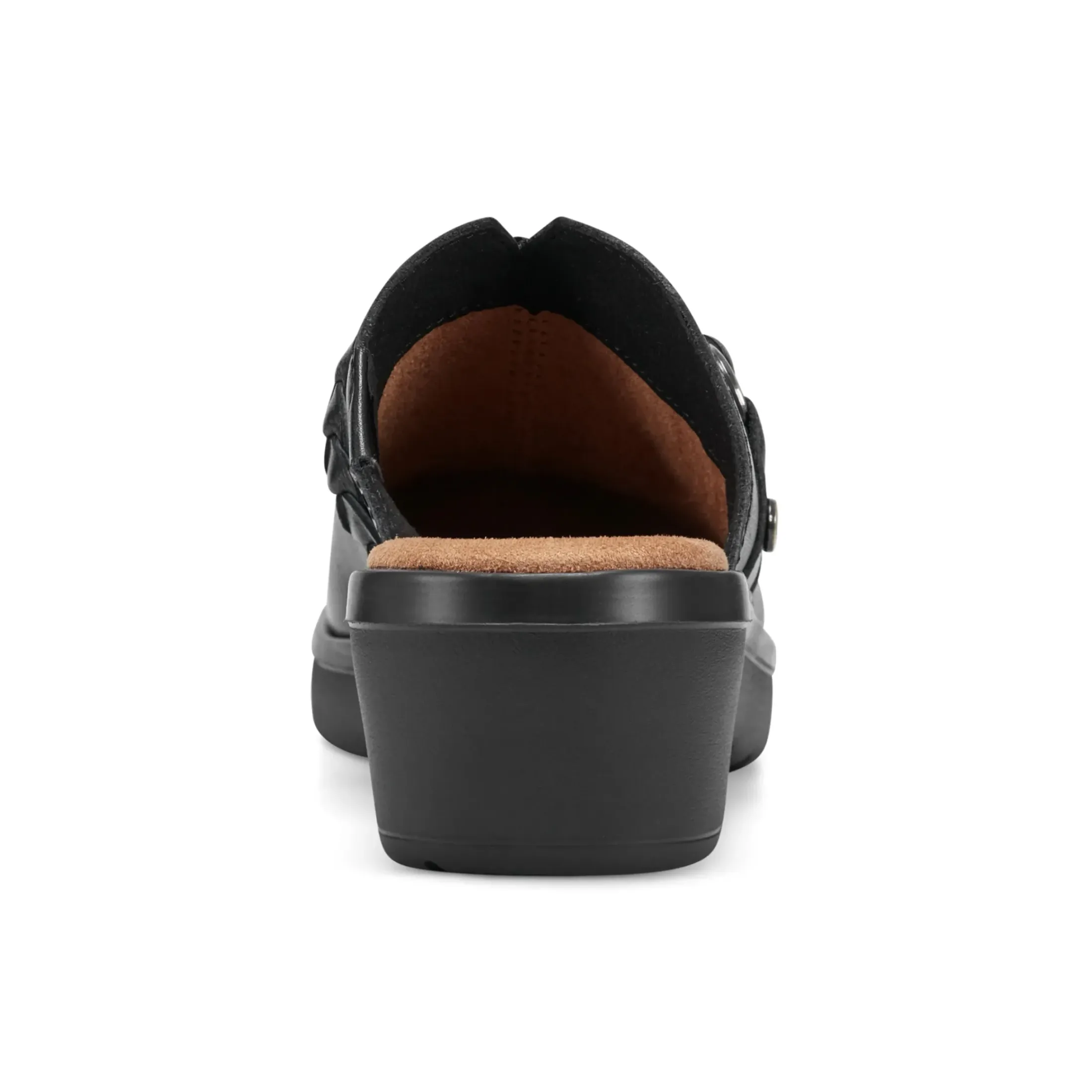 Mules|Mules>Easy Spirit Penelope Casual Clogs Black Leather