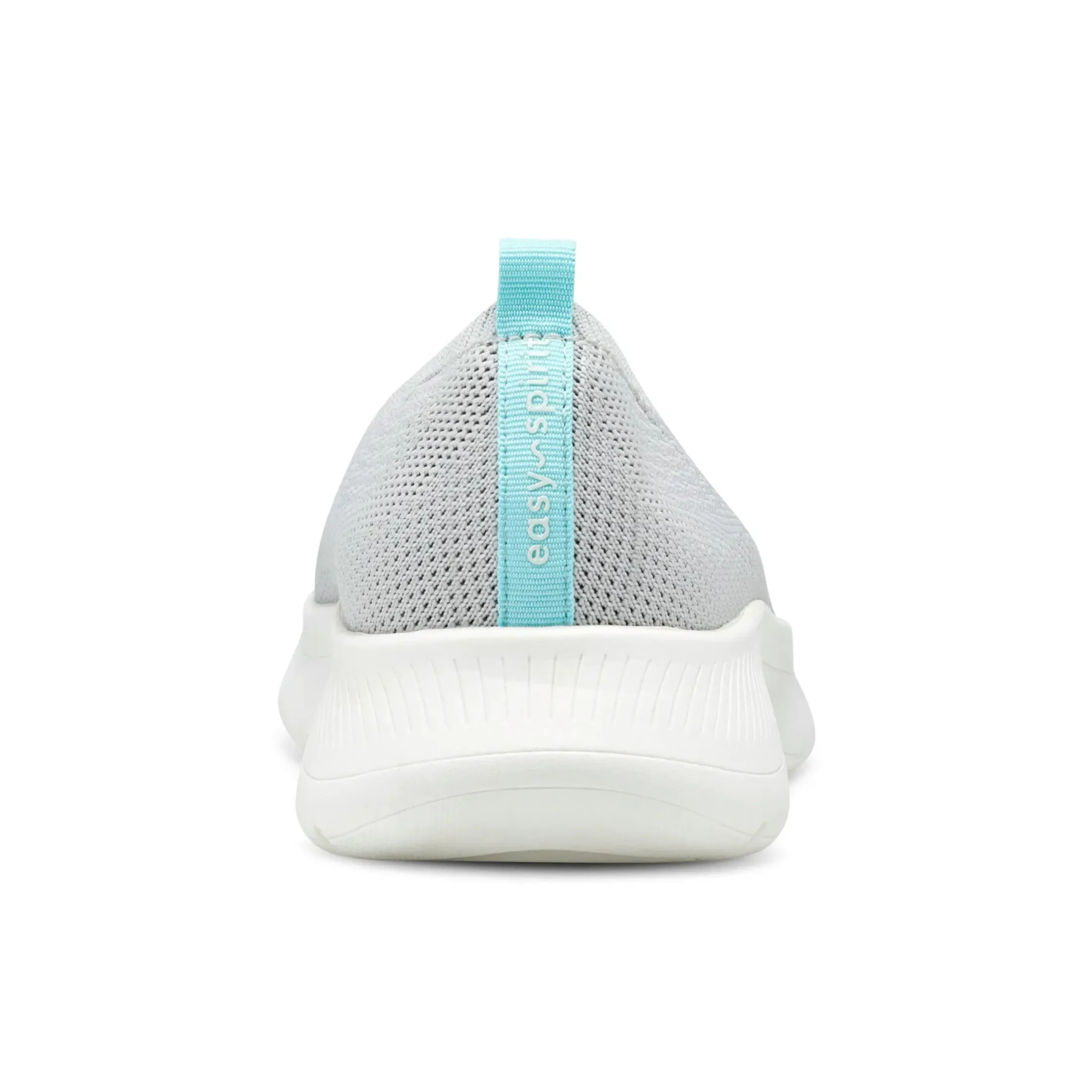 Slip Ons|Slip Ons>Easy Spirit Peppy Walking Shoes Grey Knit