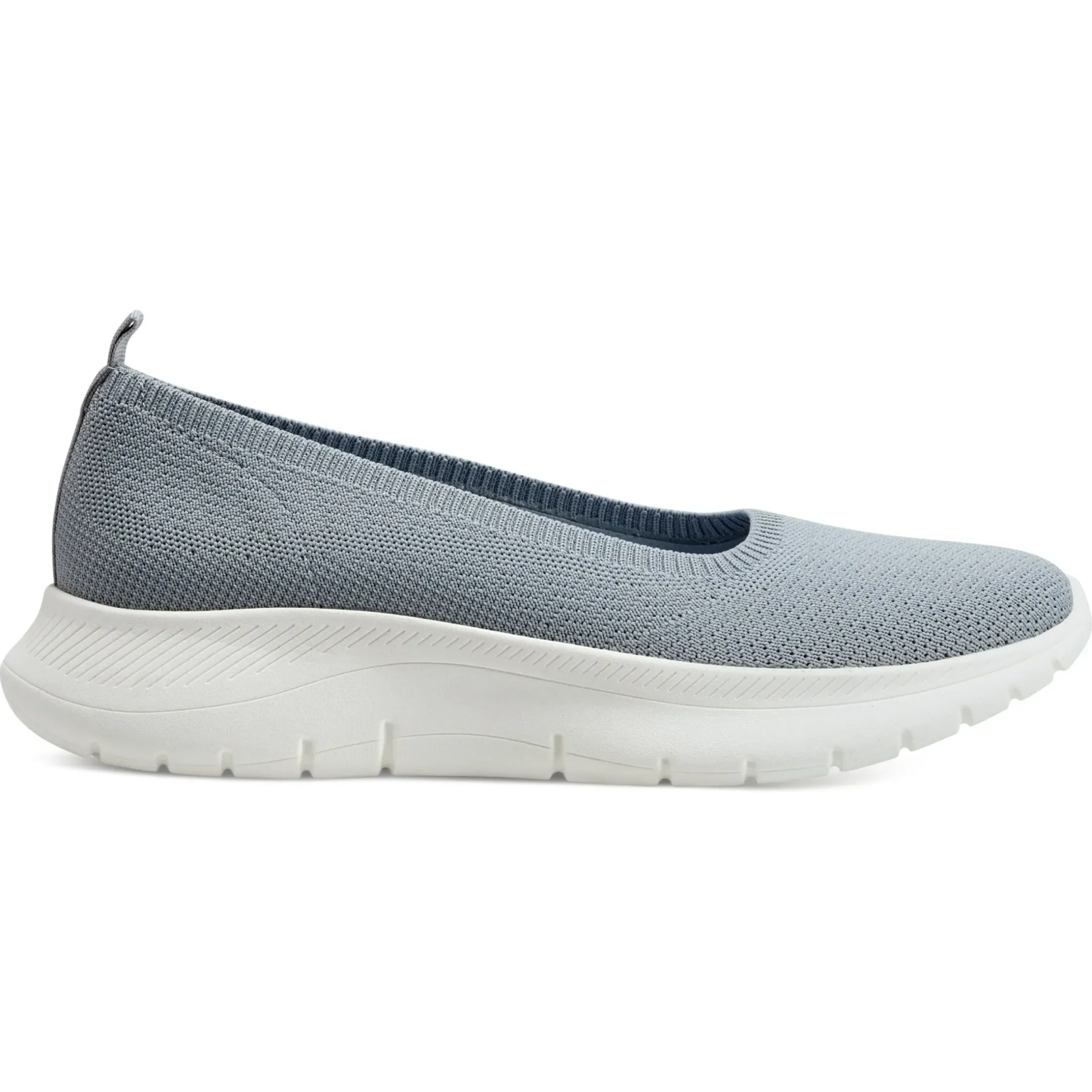 Slip Ons|Slip Ons>Easy Spirit Peppy Walking Shoes Light Blue Knit