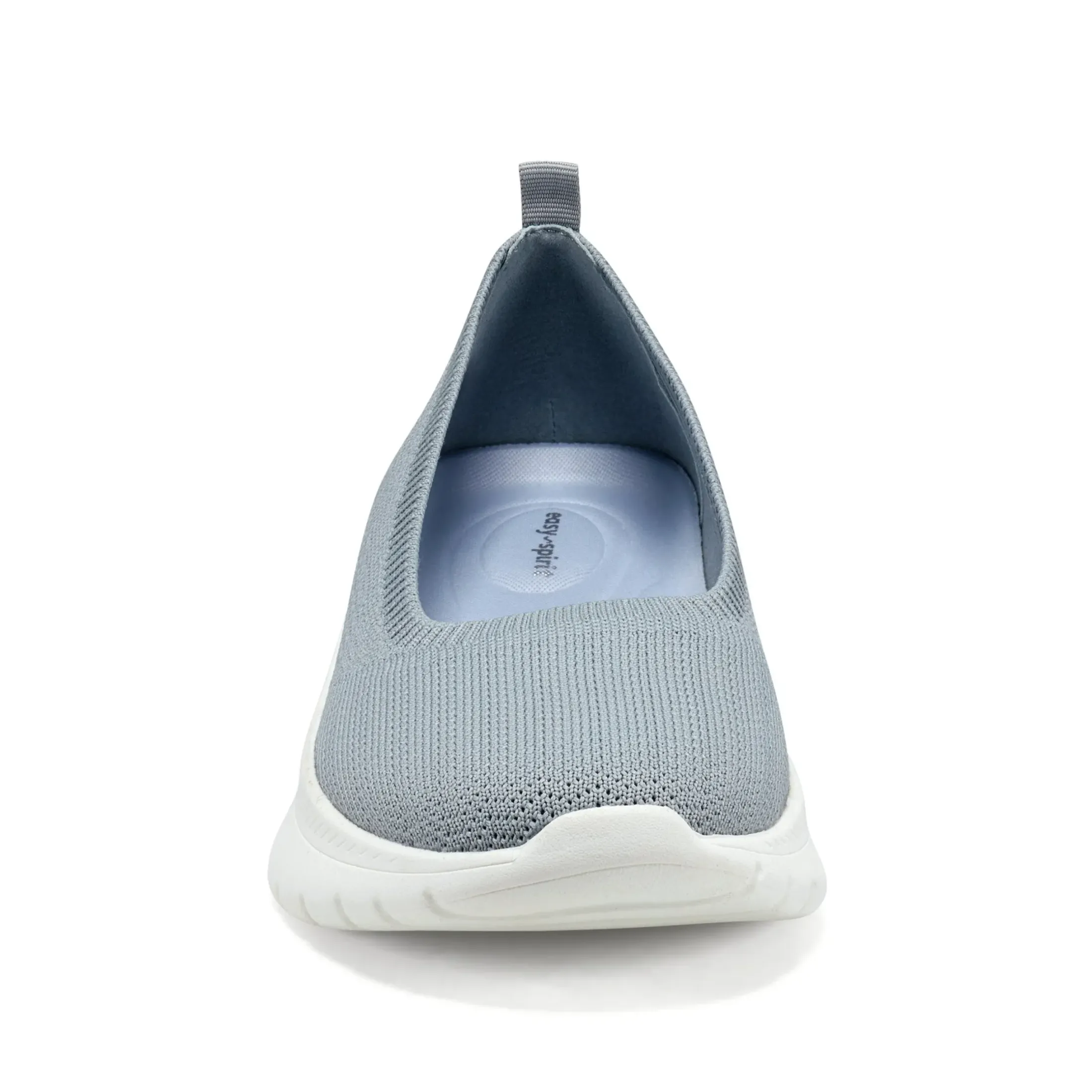 Slip Ons|Slip Ons>Easy Spirit Peppy Walking Shoes Light Blue Knit