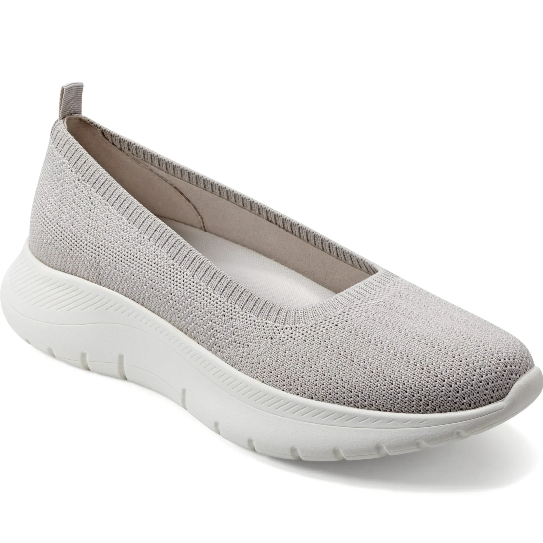 Slip Ons|Slip Ons>Easy Spirit Peppy Walking Shoes Taupe Knit