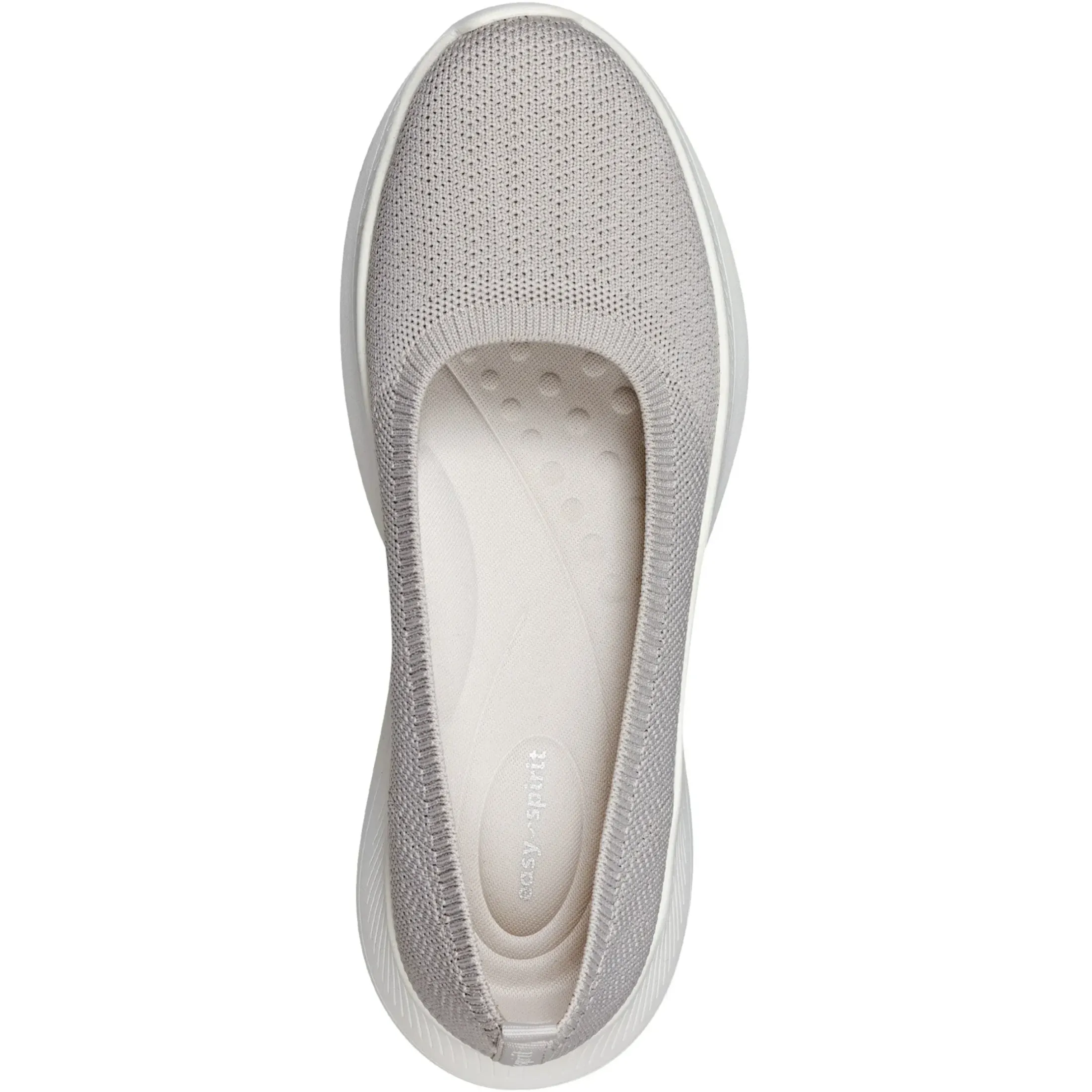 Slip Ons|Slip Ons>Easy Spirit Peppy Walking Shoes Taupe Knit