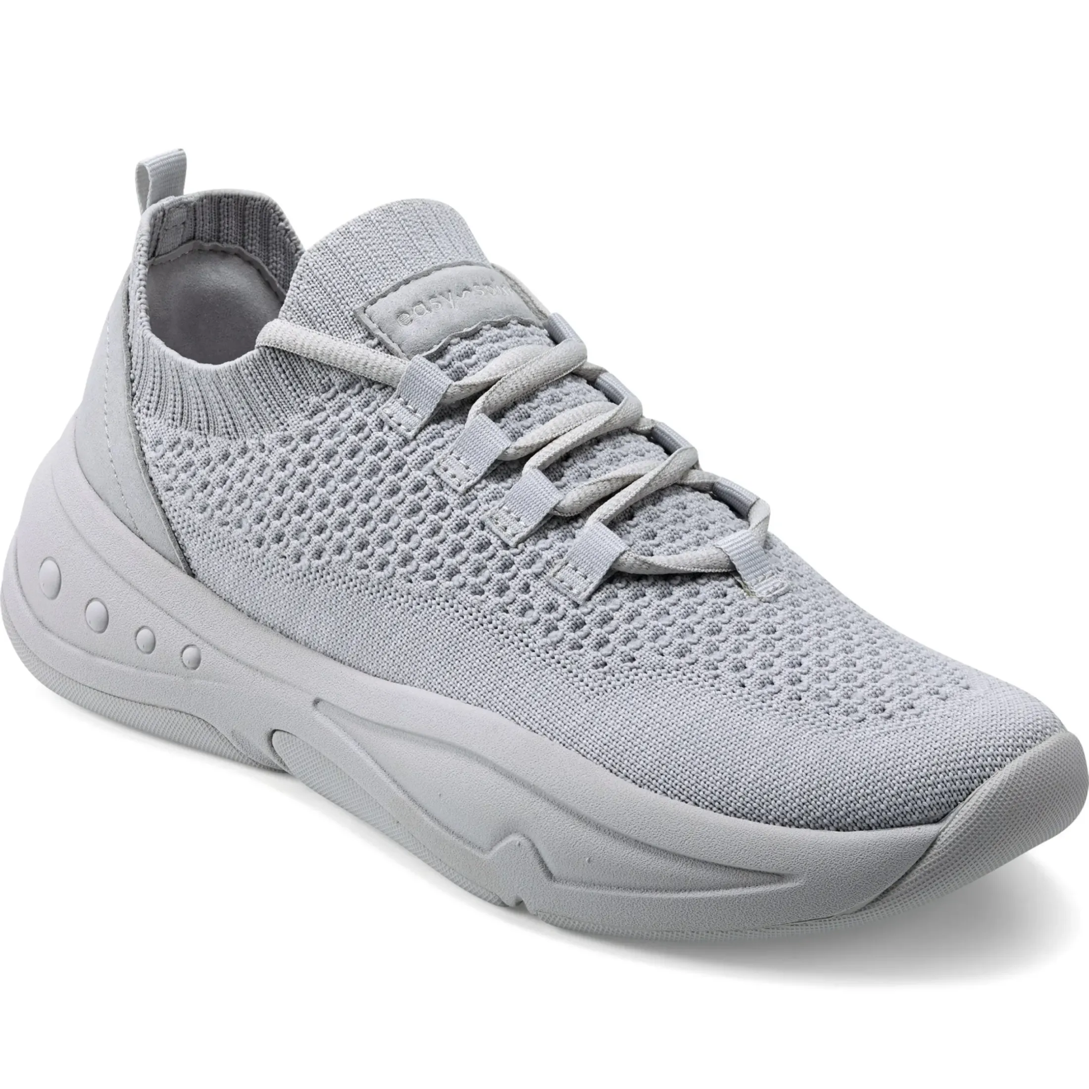 Slip Ons|Slip Ons>Easy Spirit Power Slip On Sneakers Light Grey