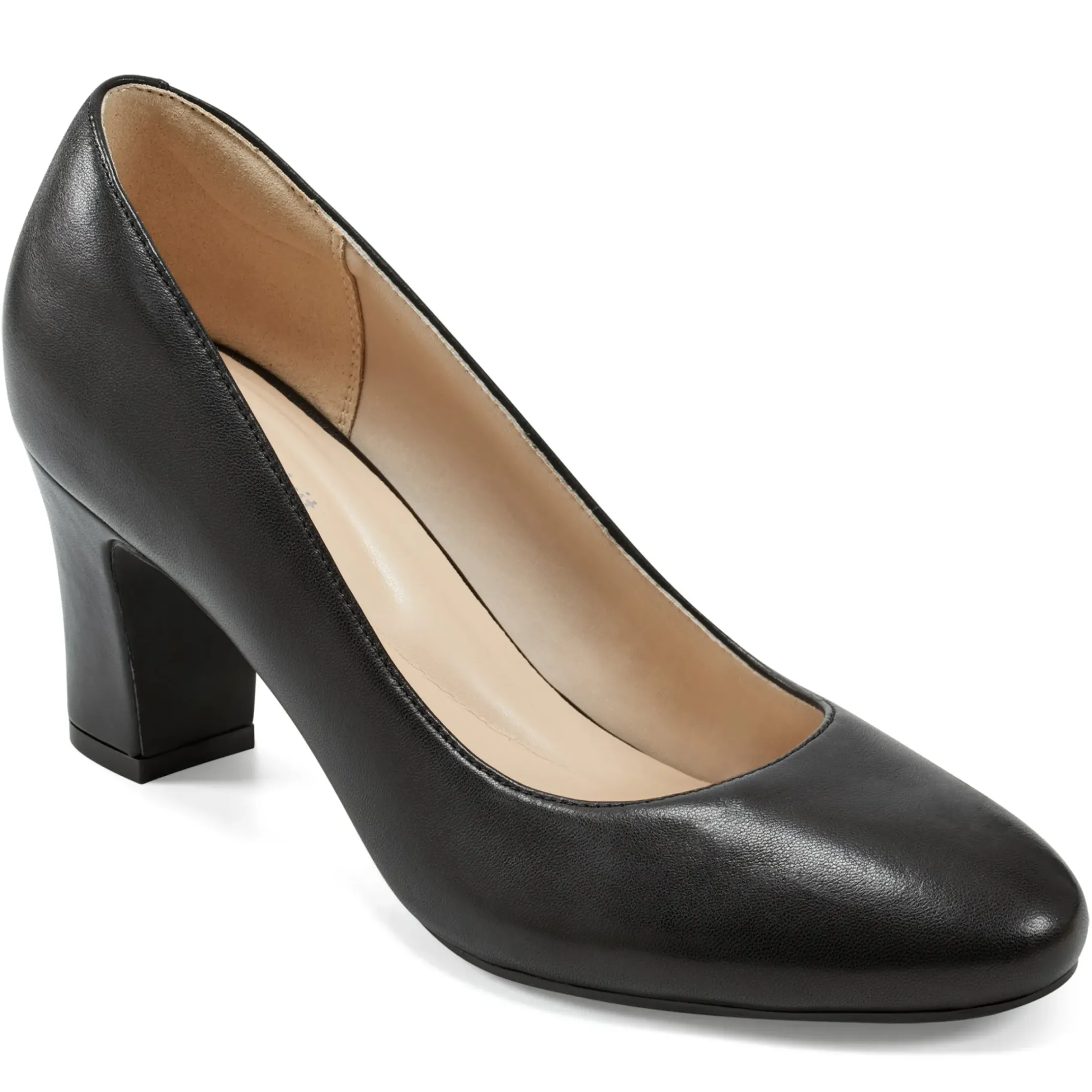eFlex|eFlex>Easy Spirit Priscila Dress Pumps Black Leather
