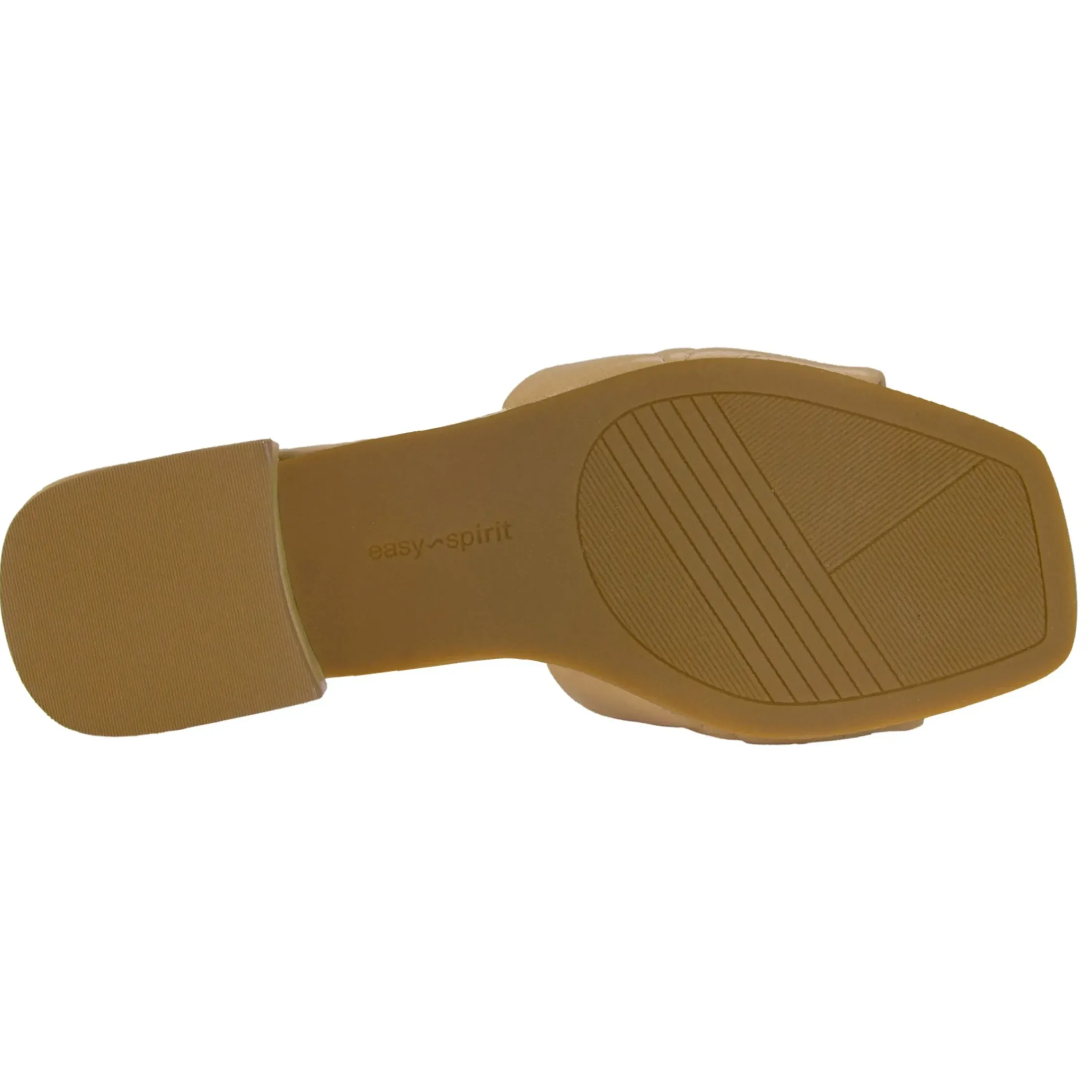 Dress|Sandals>Easy Spirit Quincie Flat Slide Sandals Nude Leather
