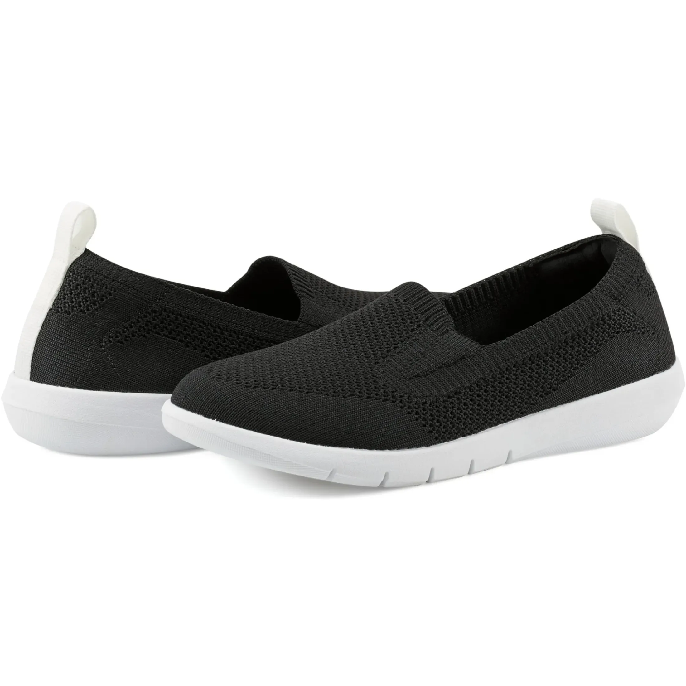 Slip Ons|Slip Ons>Easy Spirit Razzle Casual Flats Black