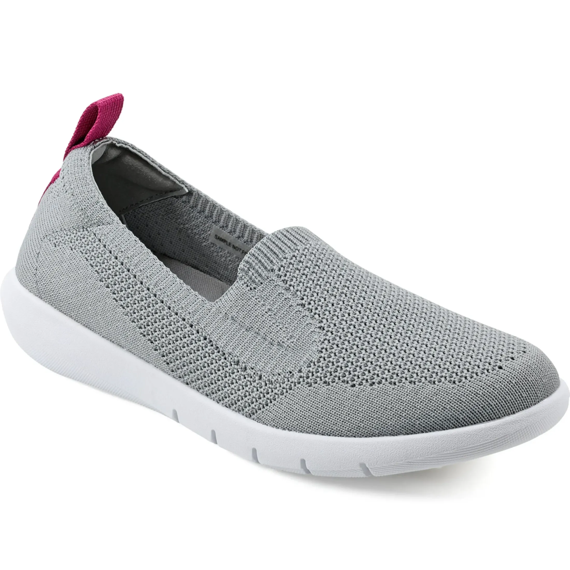 Slip Ons|Slip Ons>Easy Spirit Razzle Casual Flats Light Grey