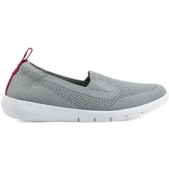 Slip Ons|Slip Ons>Easy Spirit Razzle Casual Flats Light Grey