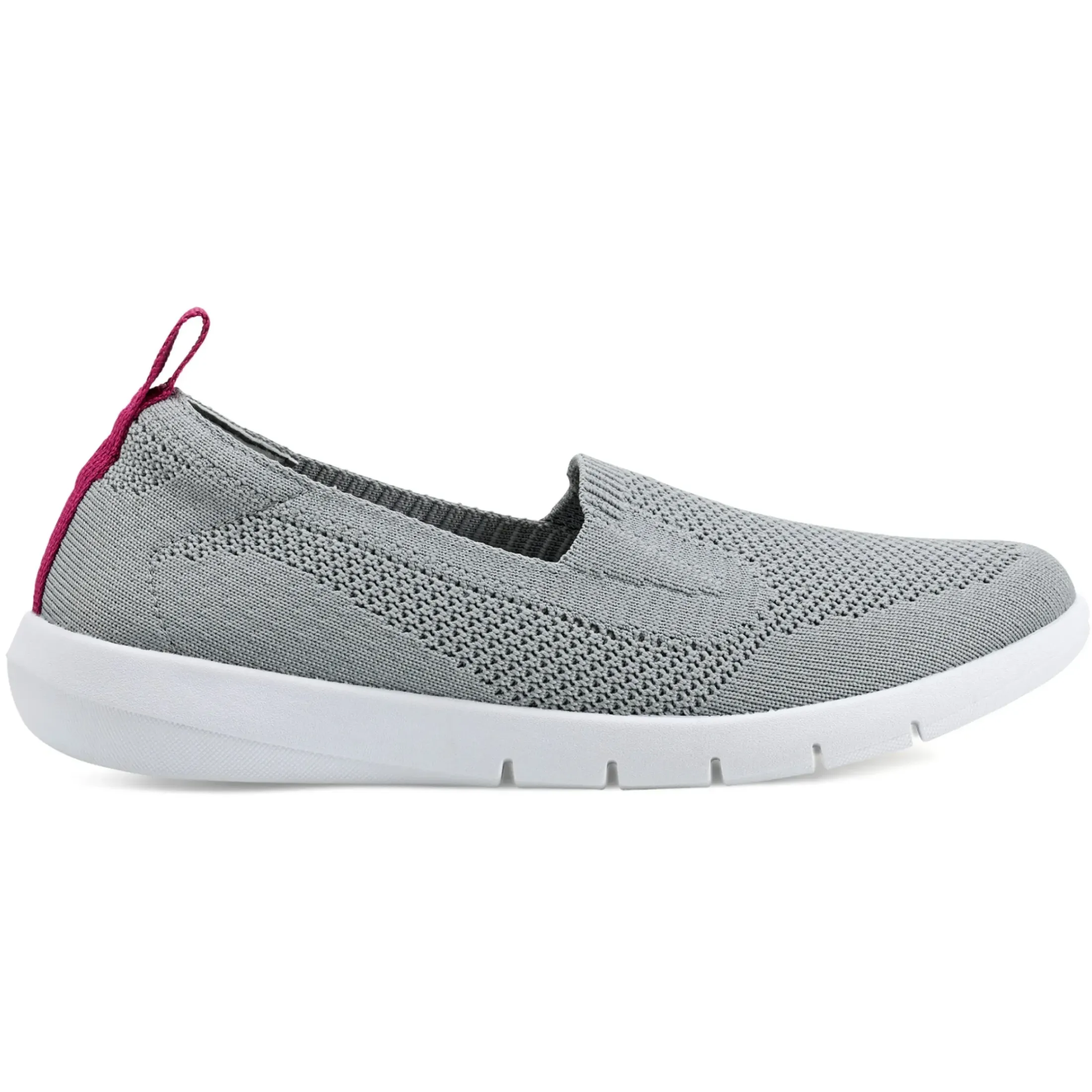 Slip Ons|Slip Ons>Easy Spirit Razzle Casual Flats Light Grey