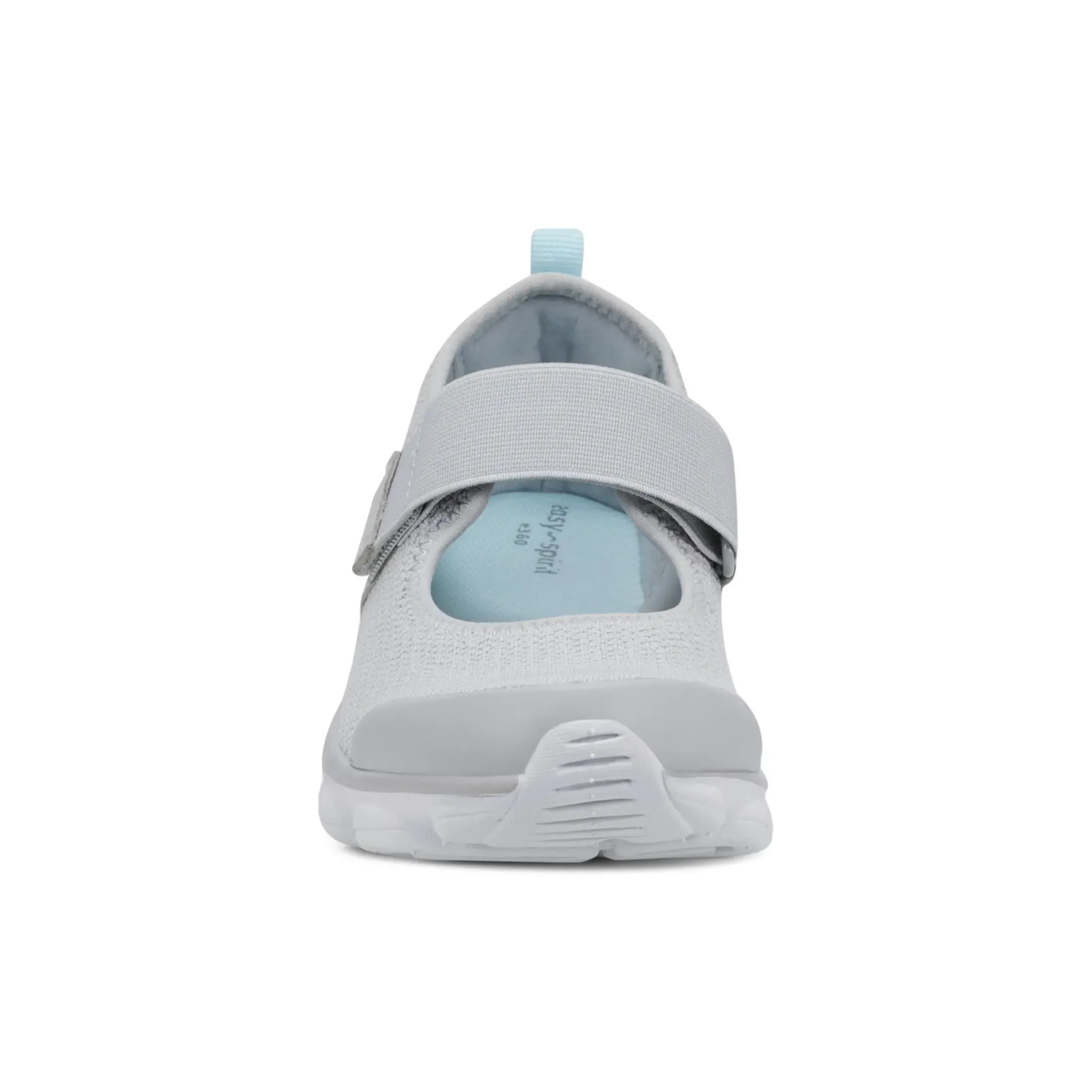e360|Slip Ons>Easy Spirit Realive Mary Jane Walking Shoes Light Grey