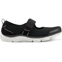 e360|Slip Ons>Easy Spirit Realive Mary Jane Walking Shoes Black