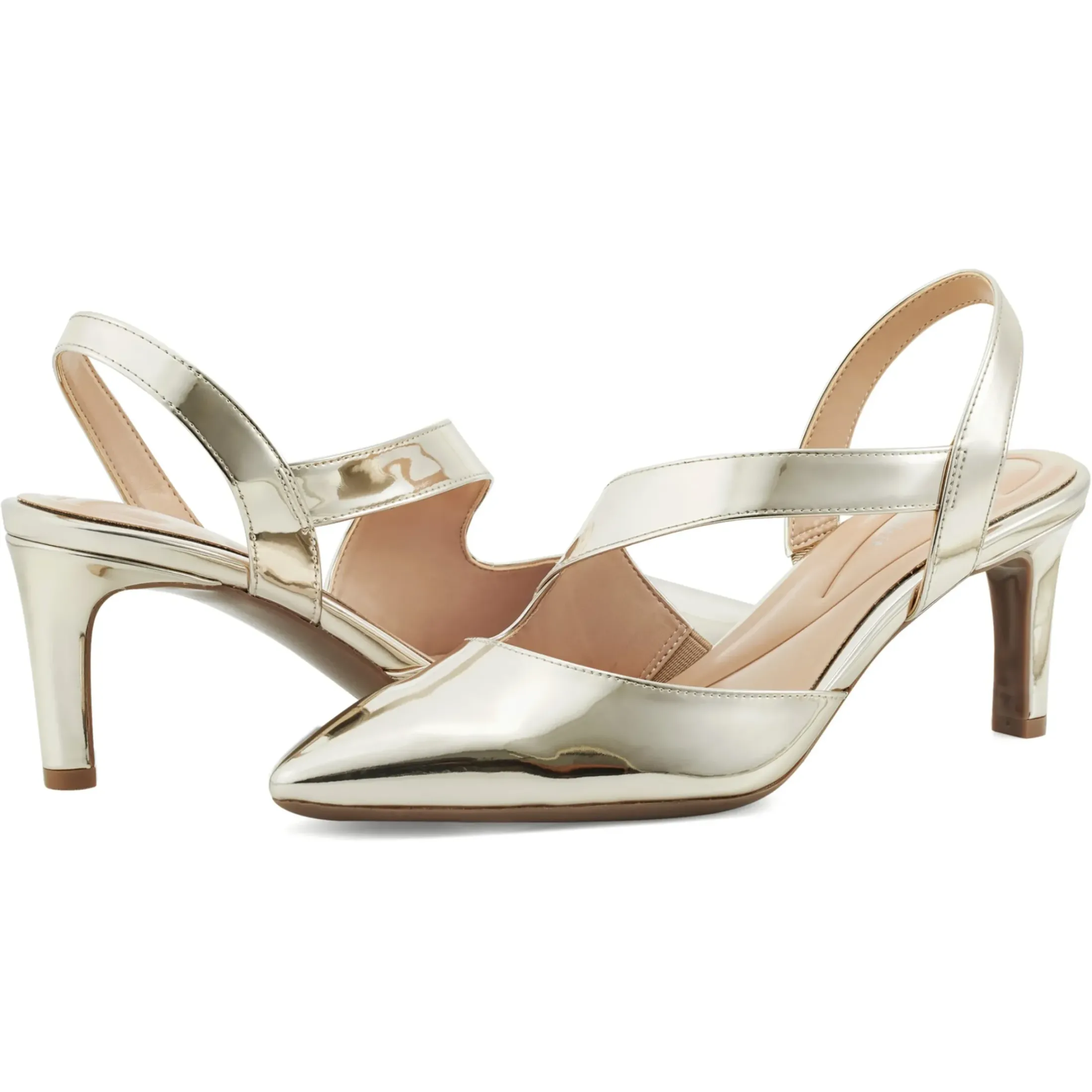 Pumps|Pumps>Easy Spirit Recruit Slingback Pumps Gold