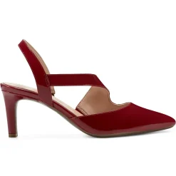 eFlex|eFlex>Easy Spirit Recruit Slingback Pumps Red Patent