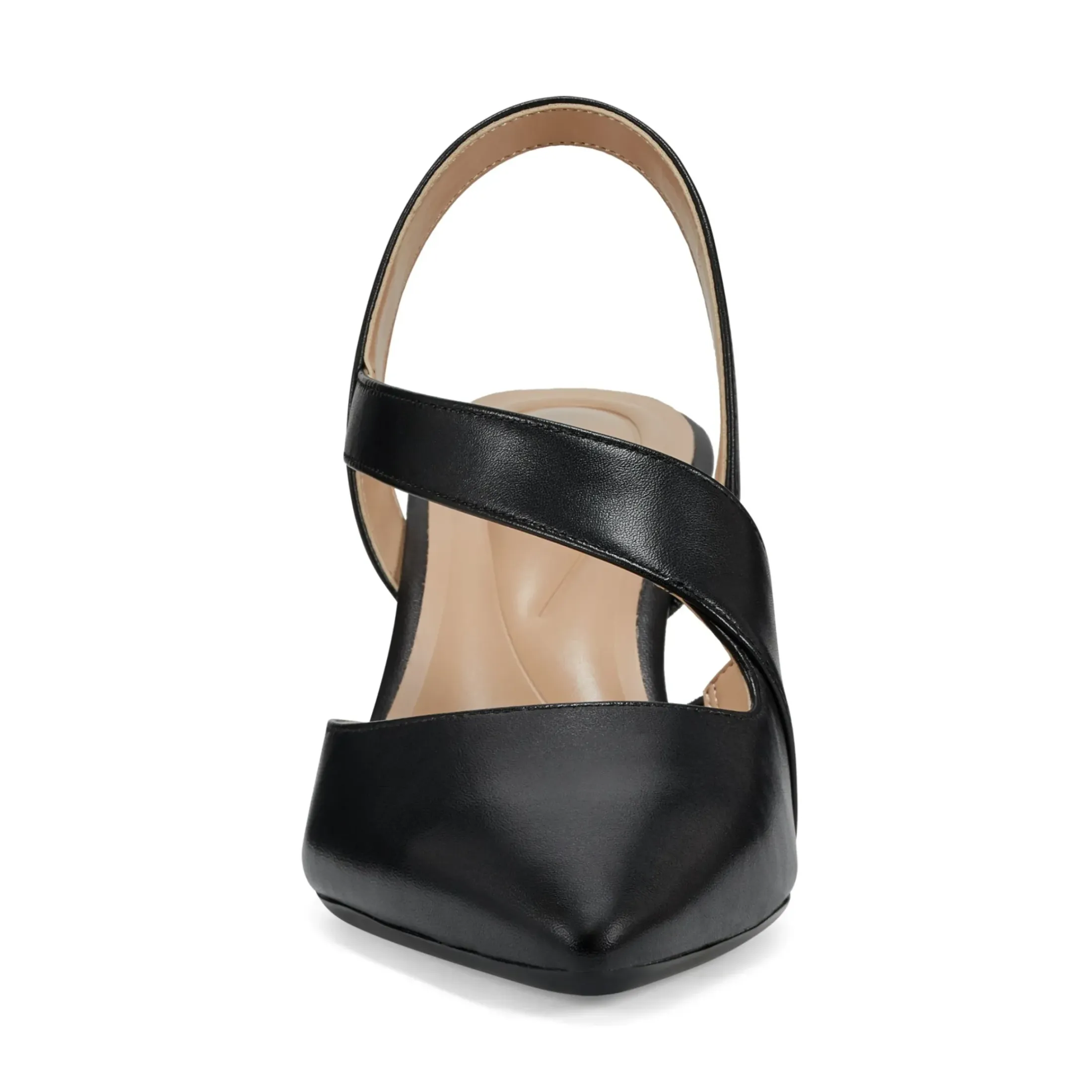 eFlex|eFlex>Easy Spirit Recruit Slingback Pumps Black Leather