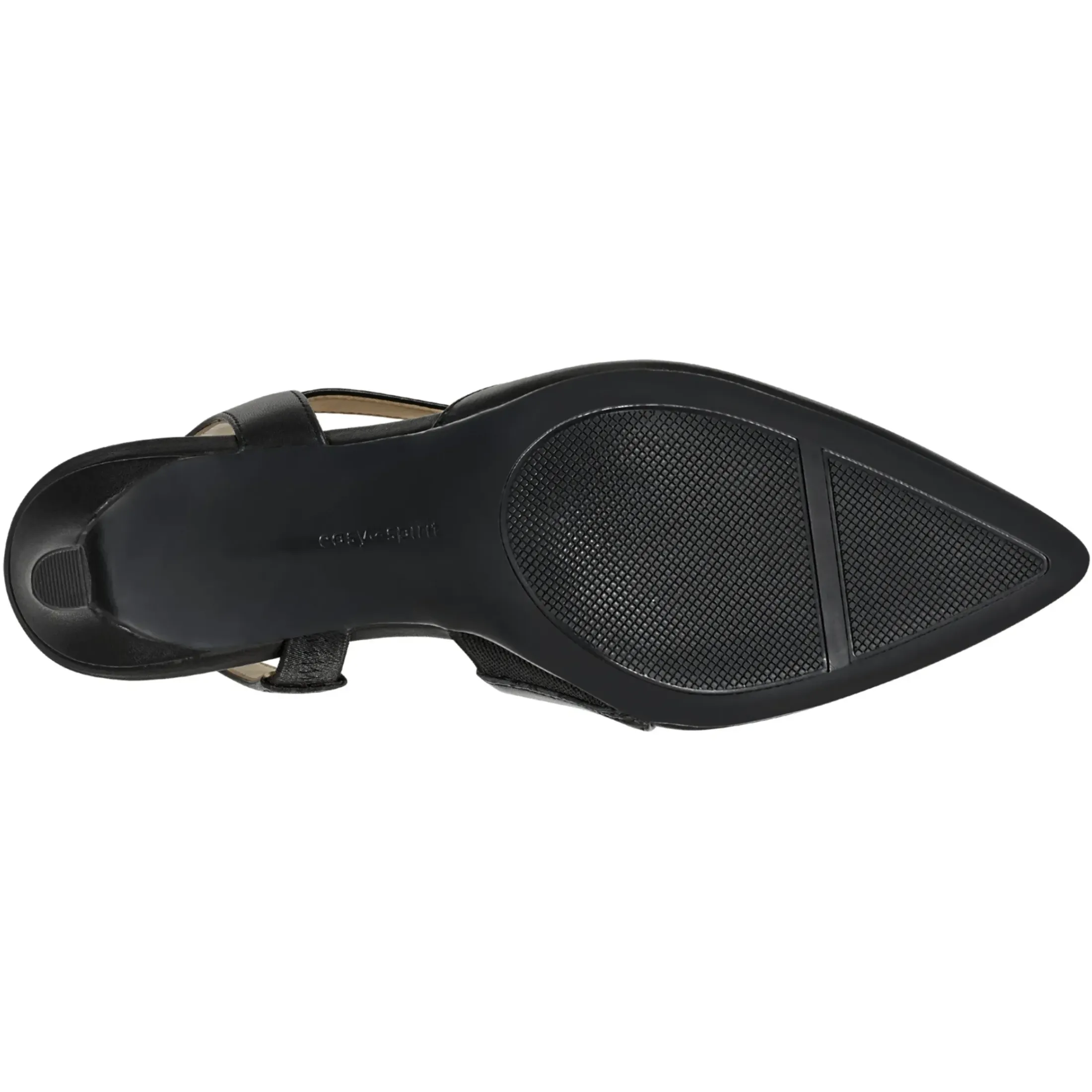 eFlex|eFlex>Easy Spirit Recruit Slingback Pumps Black Leather