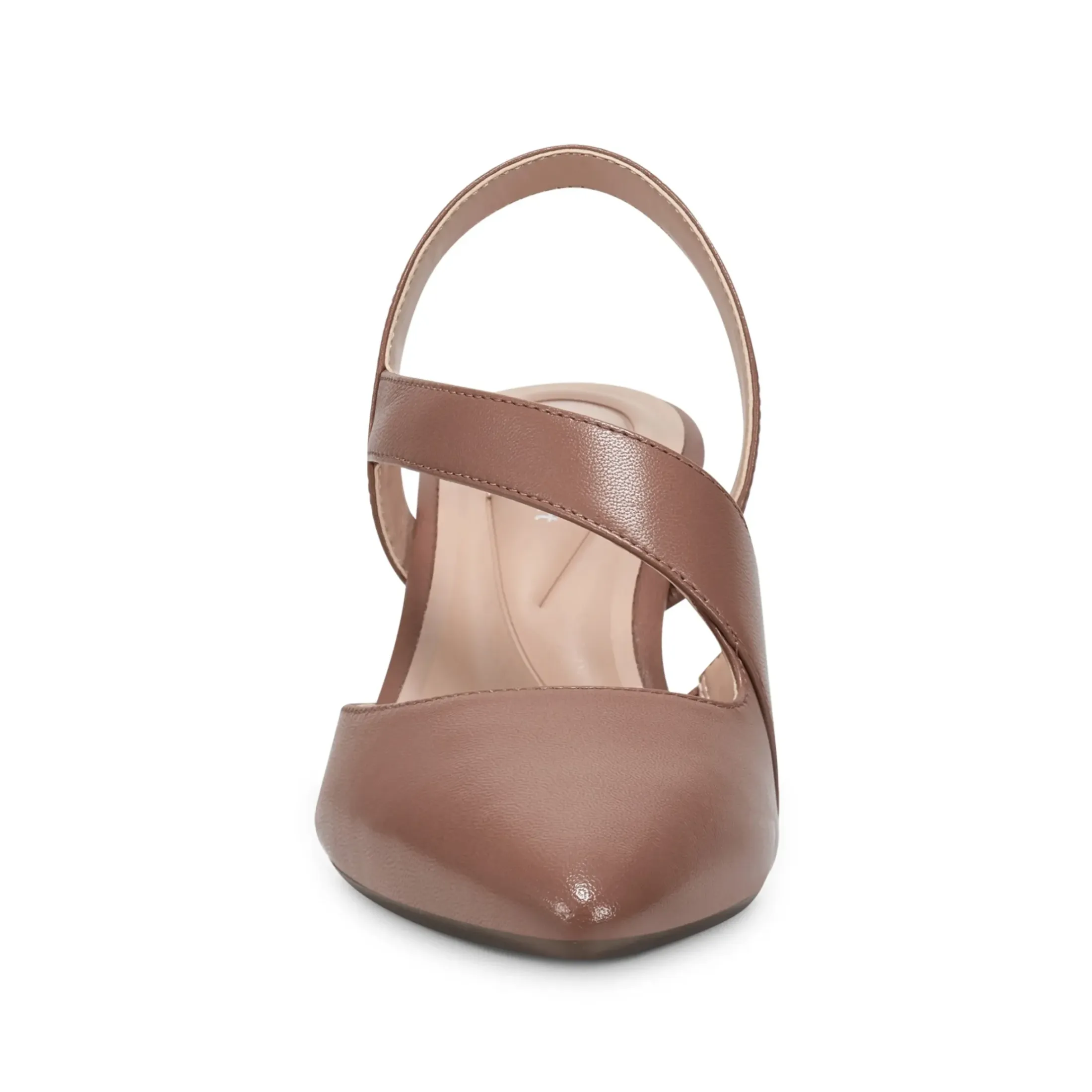 eFlex|eFlex>Easy Spirit Recruit Slingback Pumps Tan Leather