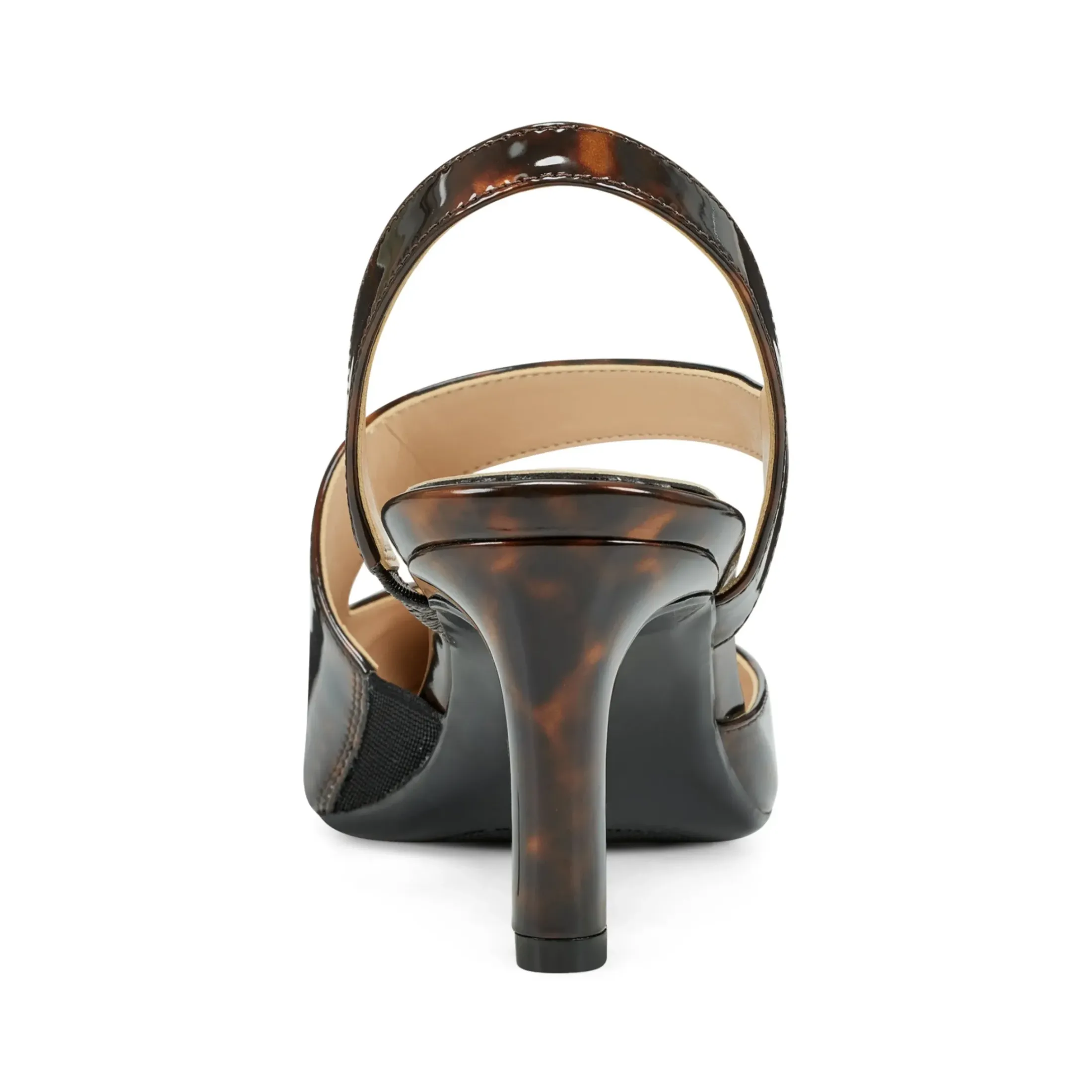 eFlex|eFlex>Easy Spirit Recruit Slingback Pumps Brown Croco