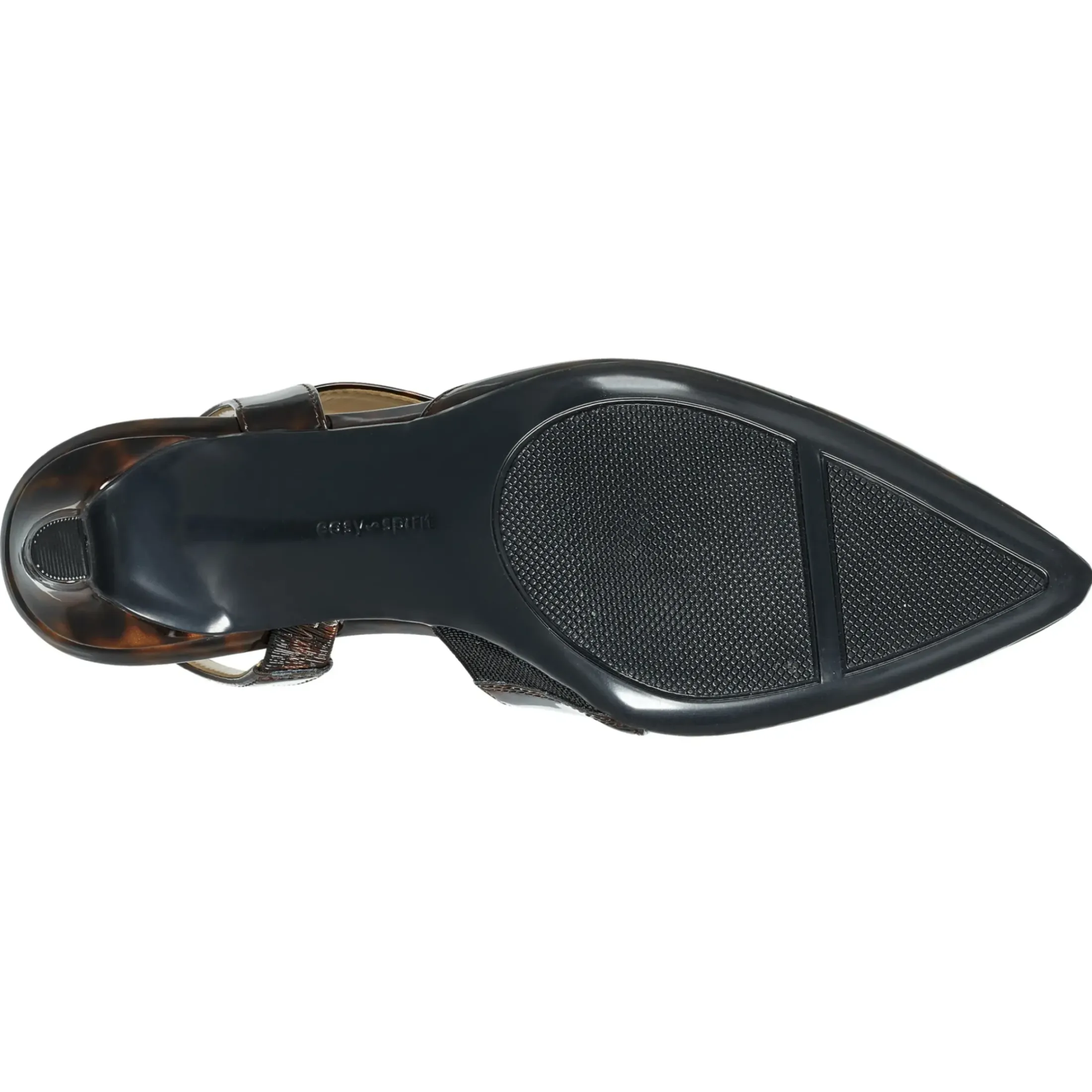 eFlex|eFlex>Easy Spirit Recruit Slingback Pumps Brown Croco