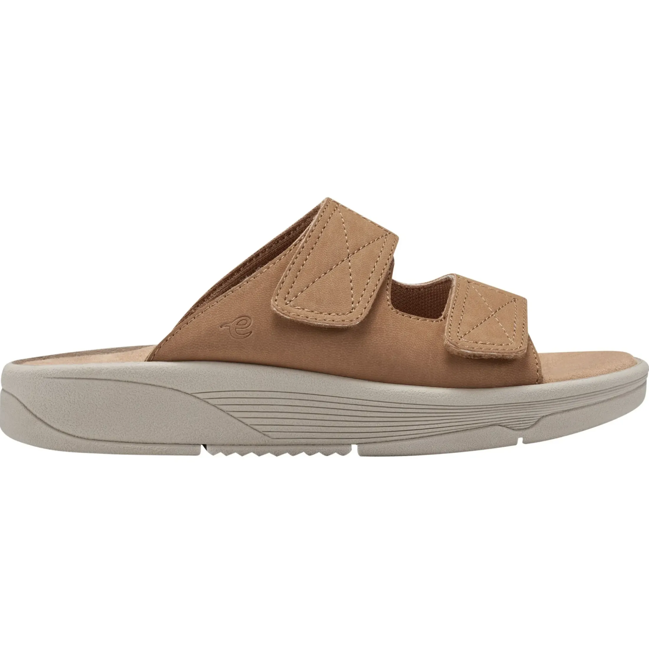 Casual|Sandals>Easy Spirit Red Slip On Sandals Brown
