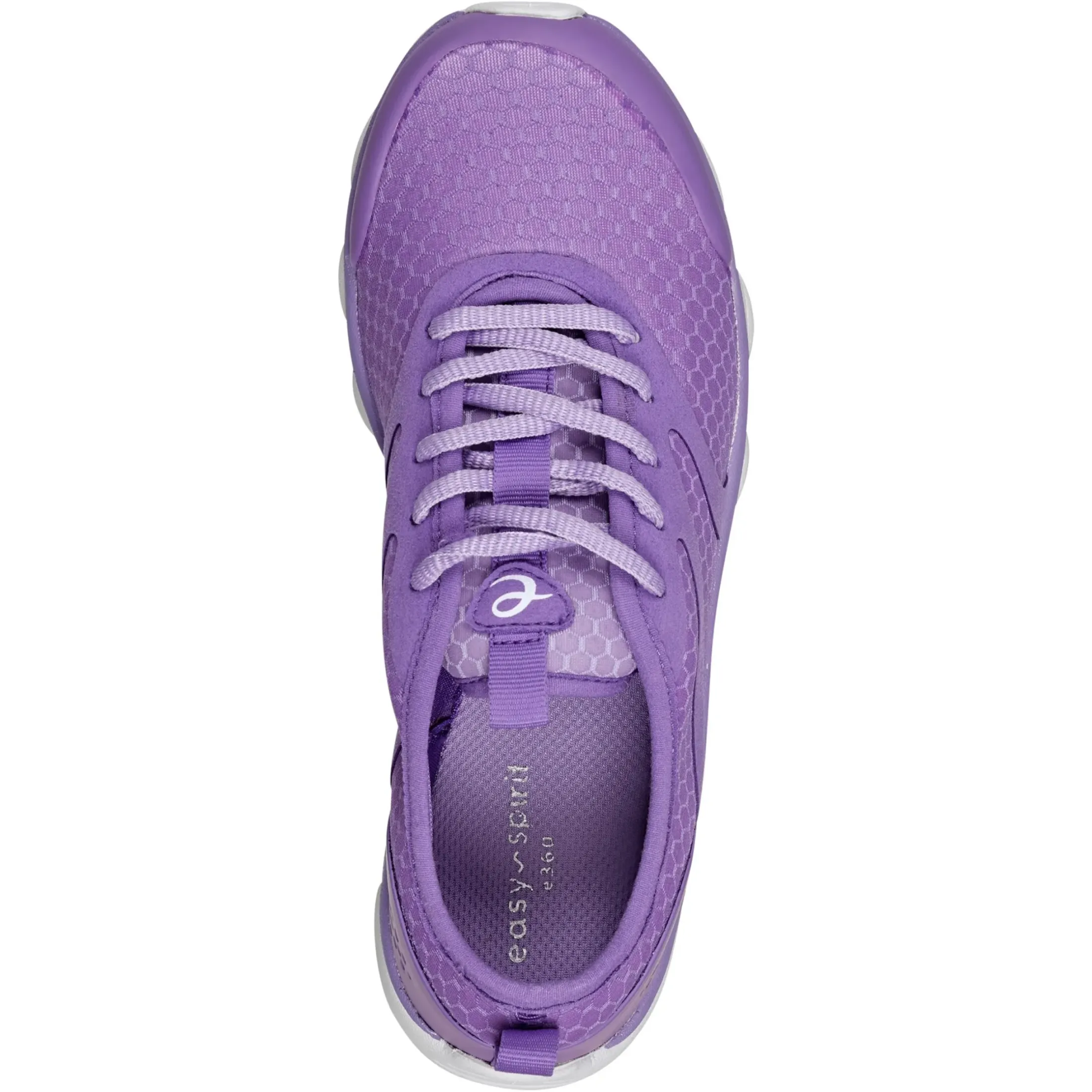 e360|Sneakers>Easy Spirit Reinvent Lace Up Walking Shoes Violet Mesh Multi