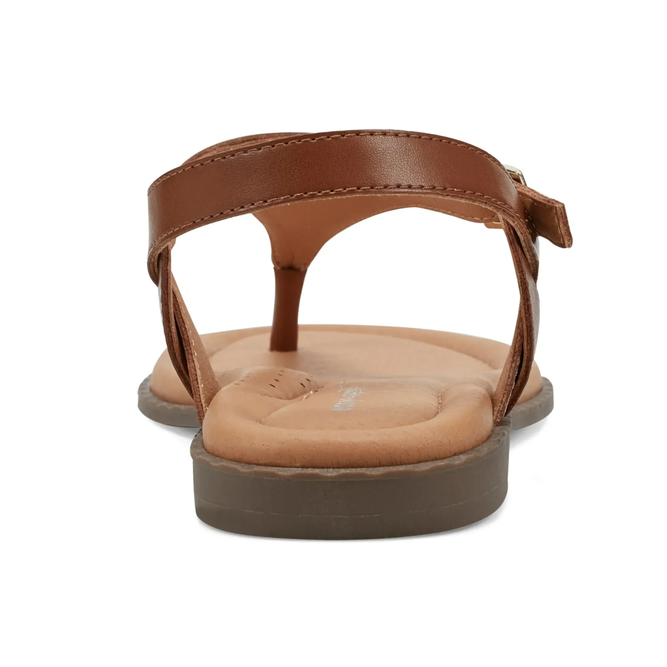 Casual|Flats>Easy Spirit Revan Flat Sandals Medium Brown