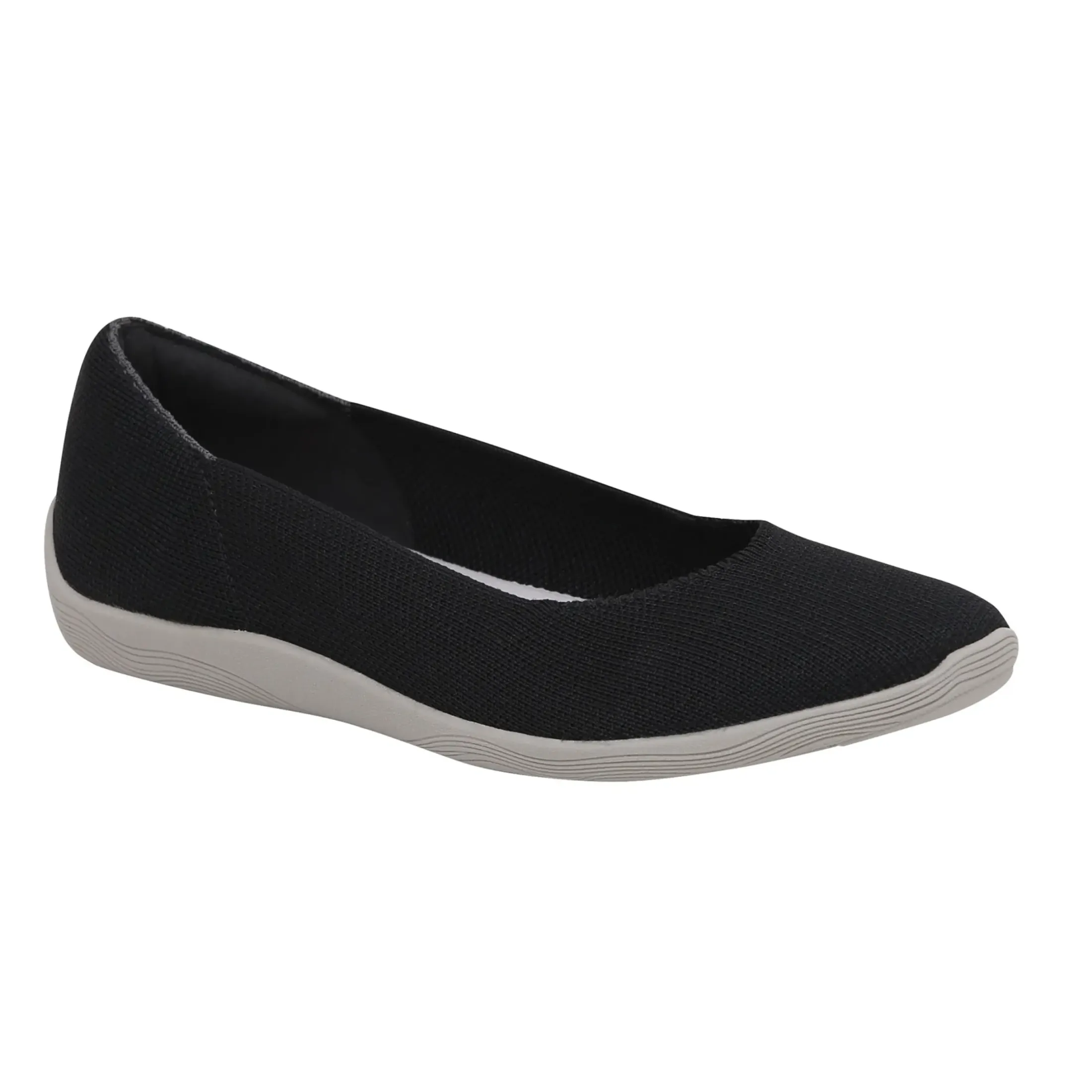 Flats|Flats>Easy Spirit Rhyan Washable Eco Knit Flats Black Knit