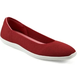 Flats|Flats>Easy Spirit Rhyan Washable Eco Knit Flats Red