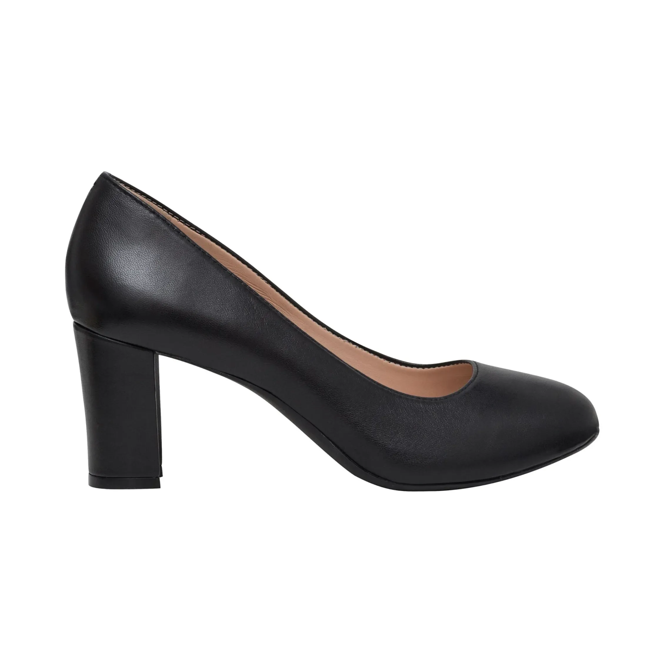 Mid Heels|eFlex>Easy Spirit Riley Hidden Platform Pumps Black Leather