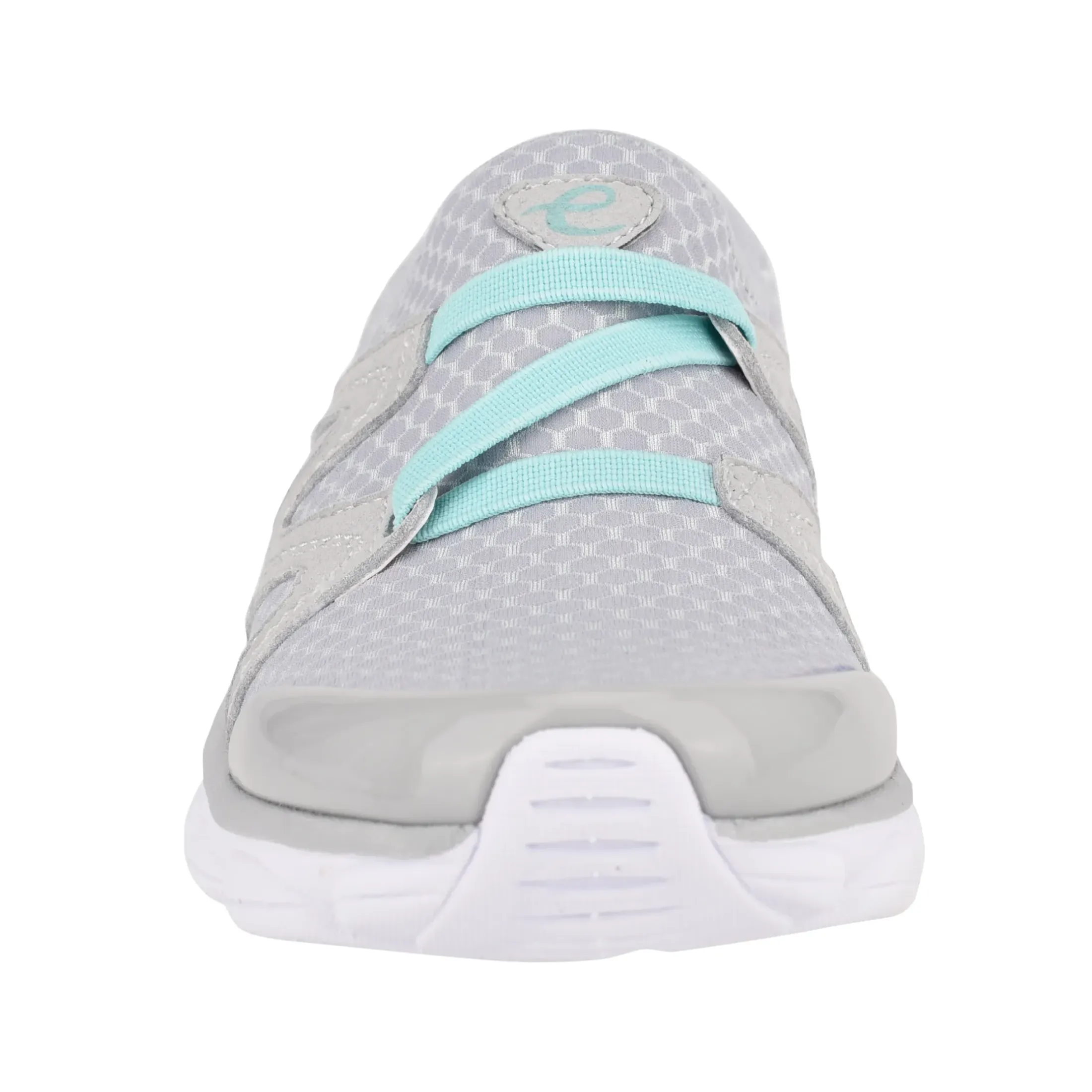 e360|Riptide Clogs>Easy Spirit Riptide Clogs Light Grey Fabric