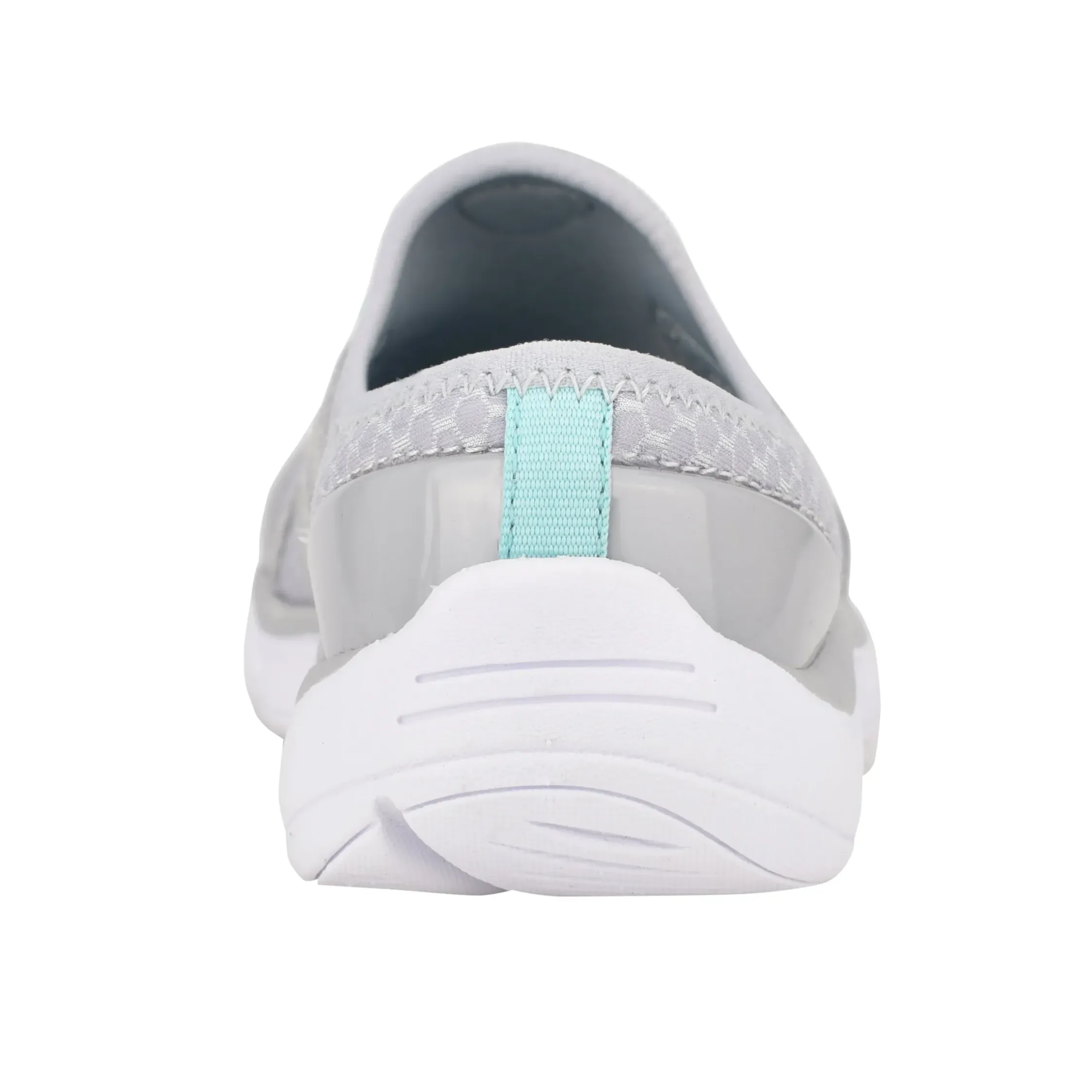 e360|Riptide Clogs>Easy Spirit Riptide Clogs Light Grey Fabric