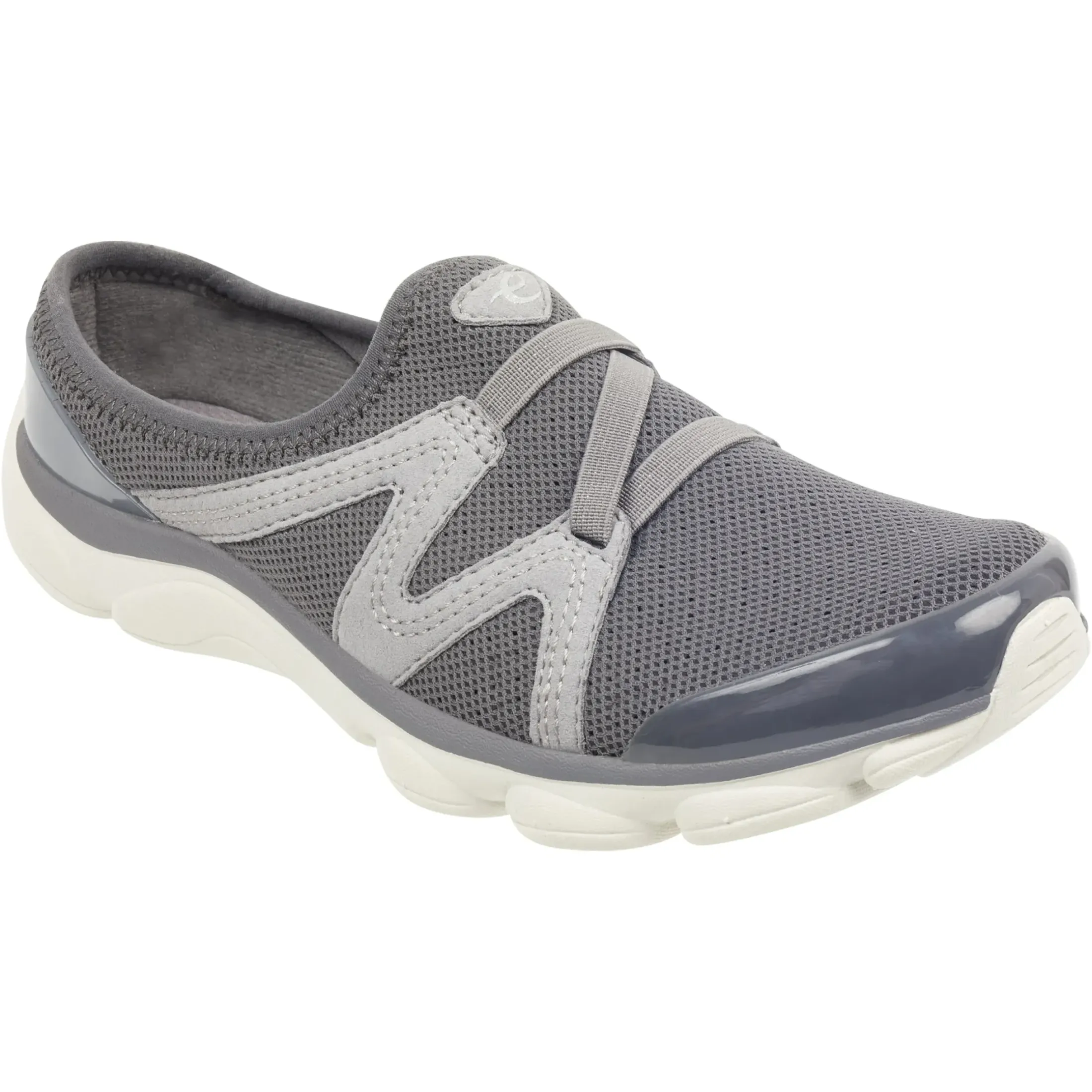 e360|Riptide Clogs>Easy Spirit Riptide Clogs Dark Grey Fabric