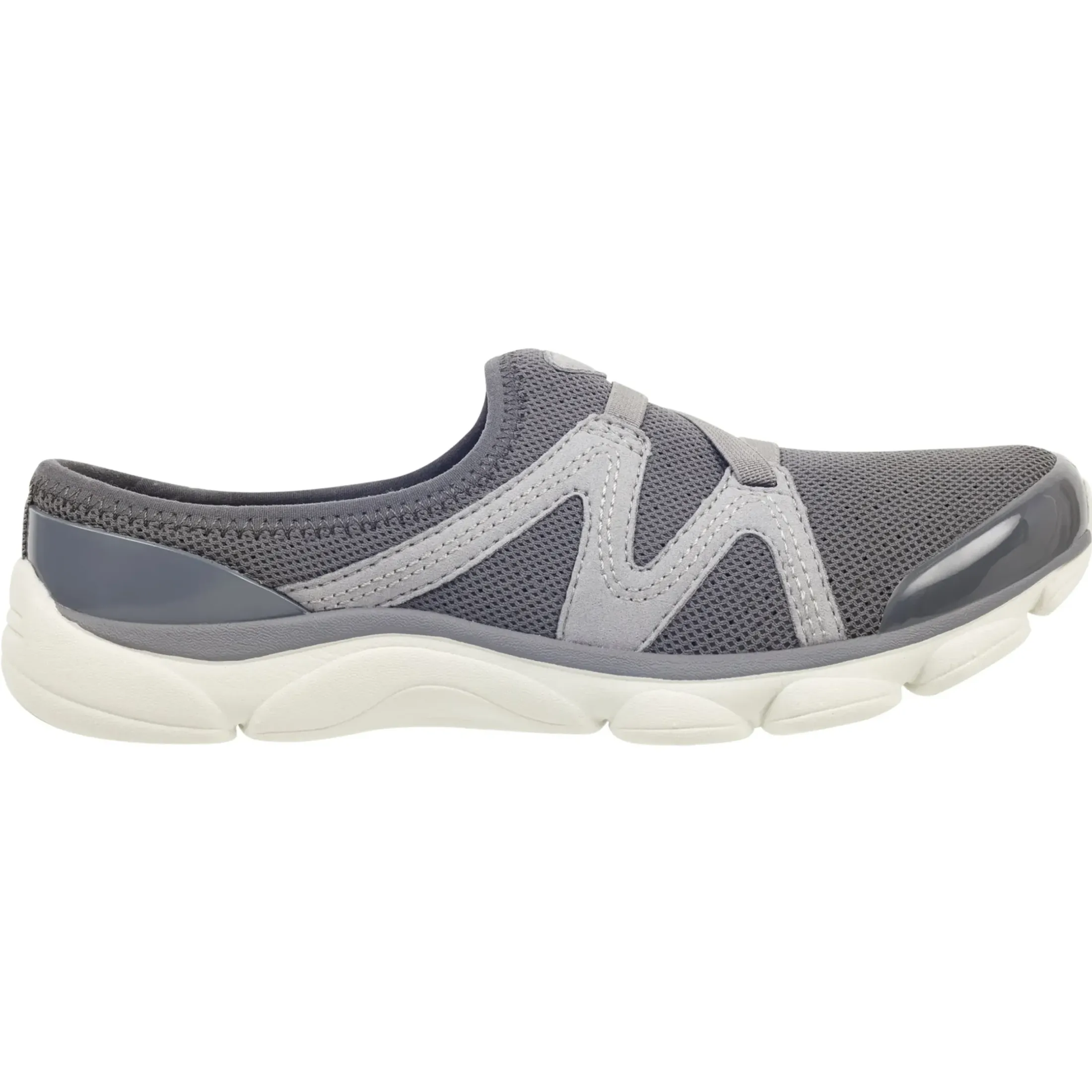 e360|Riptide Clogs>Easy Spirit Riptide Clogs Dark Grey Fabric