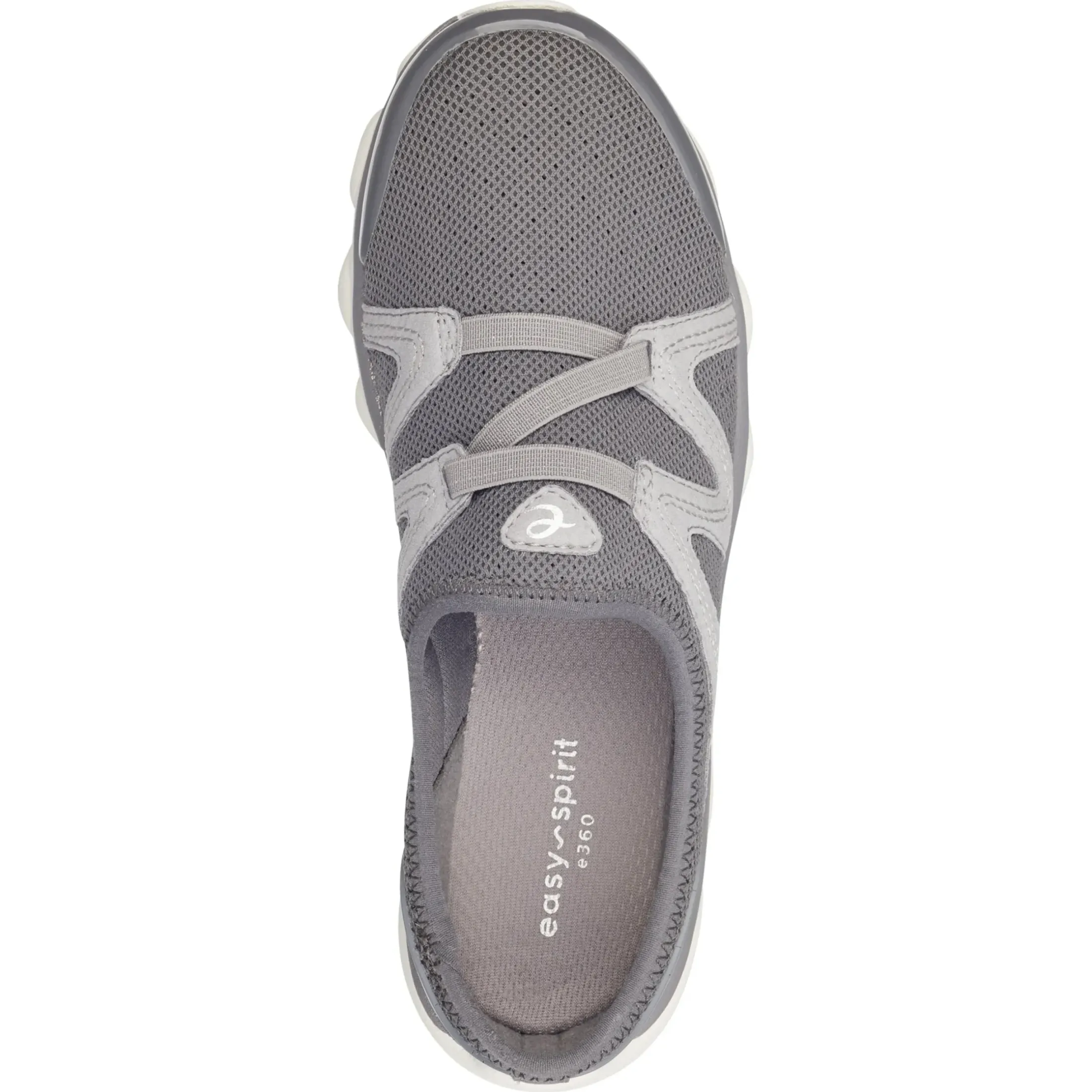 e360|Riptide Clogs>Easy Spirit Riptide Clogs Dark Grey Fabric