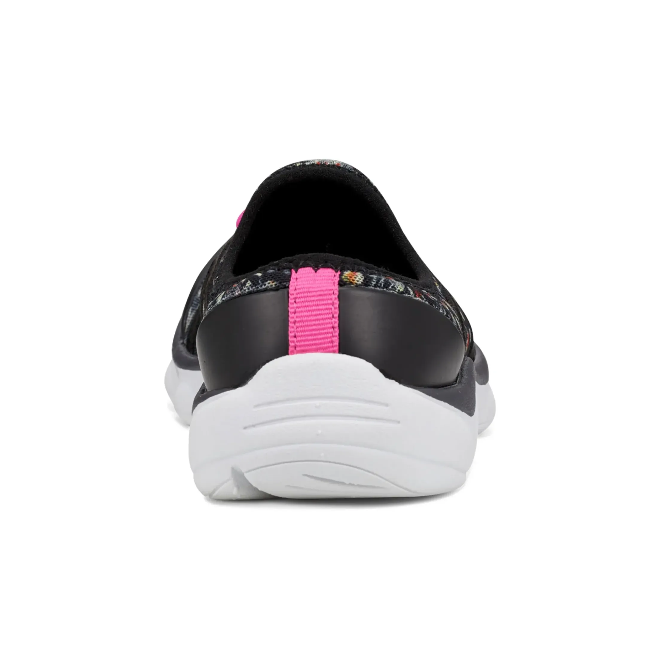 e360|Riptide Clogs>Easy Spirit Riptide Clogs Black Floral