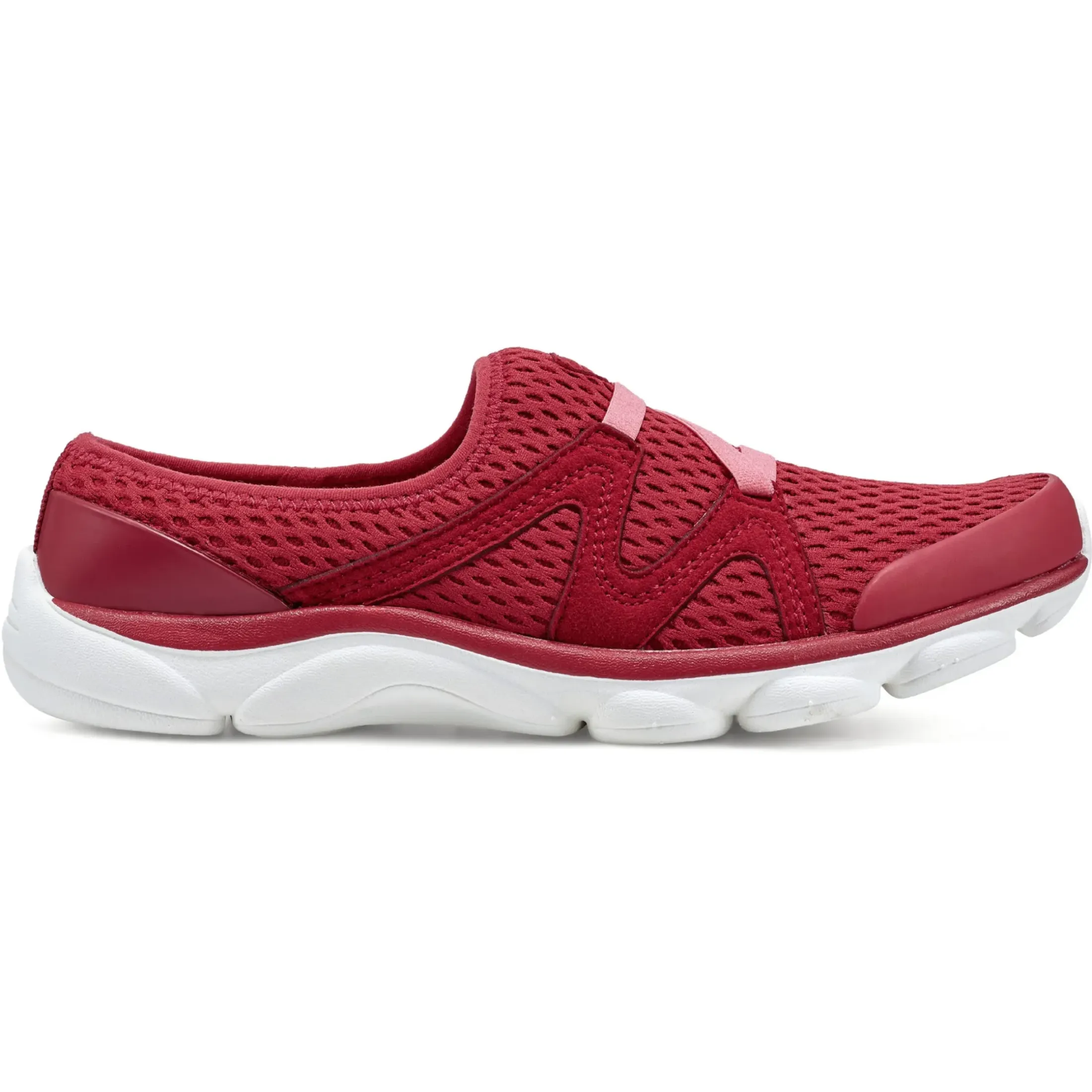 e360|Riptide Clogs>Easy Spirit Riptide Clogs Red Fabric