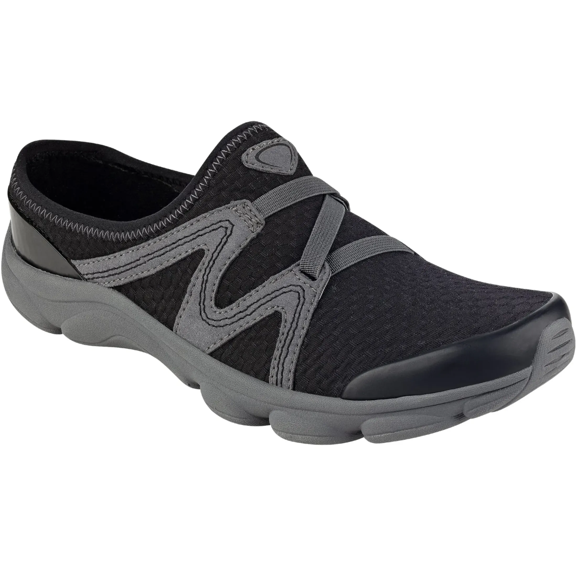 e360|Riptide Clogs>Easy Spirit Riptide Clogs Black Fabric