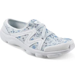 e360|Riptide Clogs>Easy Spirit Riptide Clogs White/Blue Floral