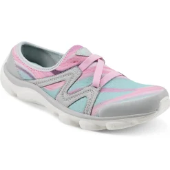 e360|Riptide Clogs>Easy Spirit Riptide Clogs Grey Pink Multi